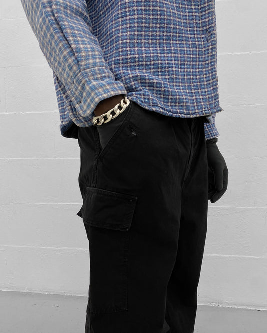 Vintage 1990s Ripstop Cargo Pants Black