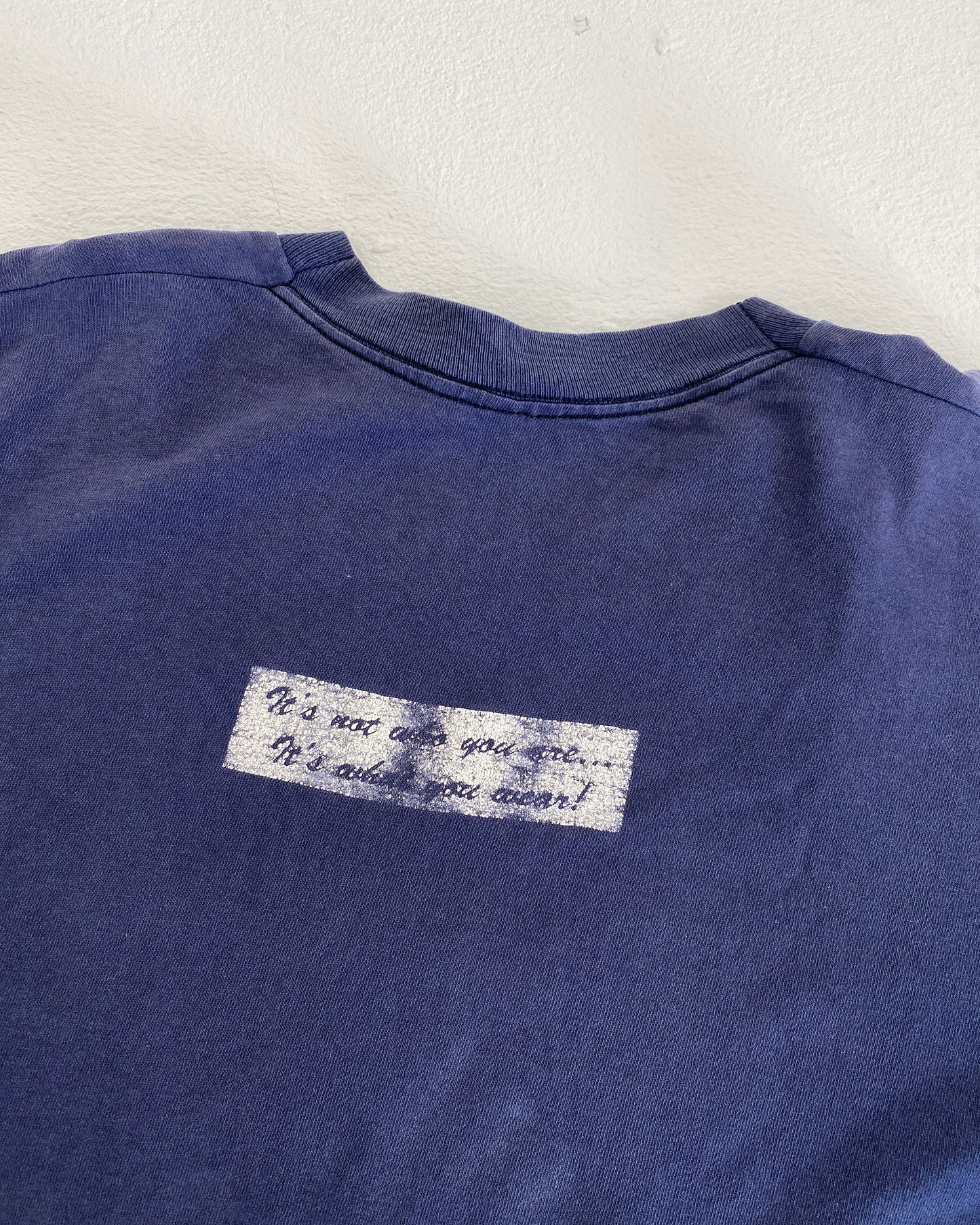 Vintage 1990s Dick Longsleeve Single Stitch T-Shirt Navy