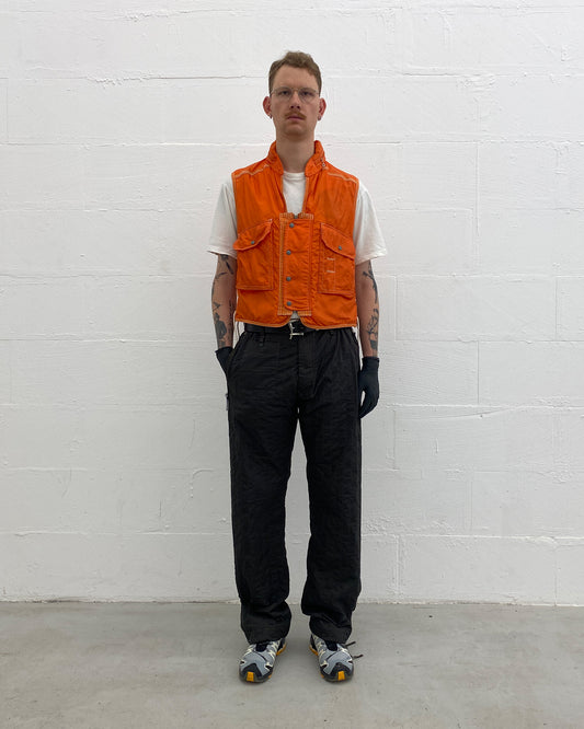 Diesel 1990s Lifeguard Vest Orange