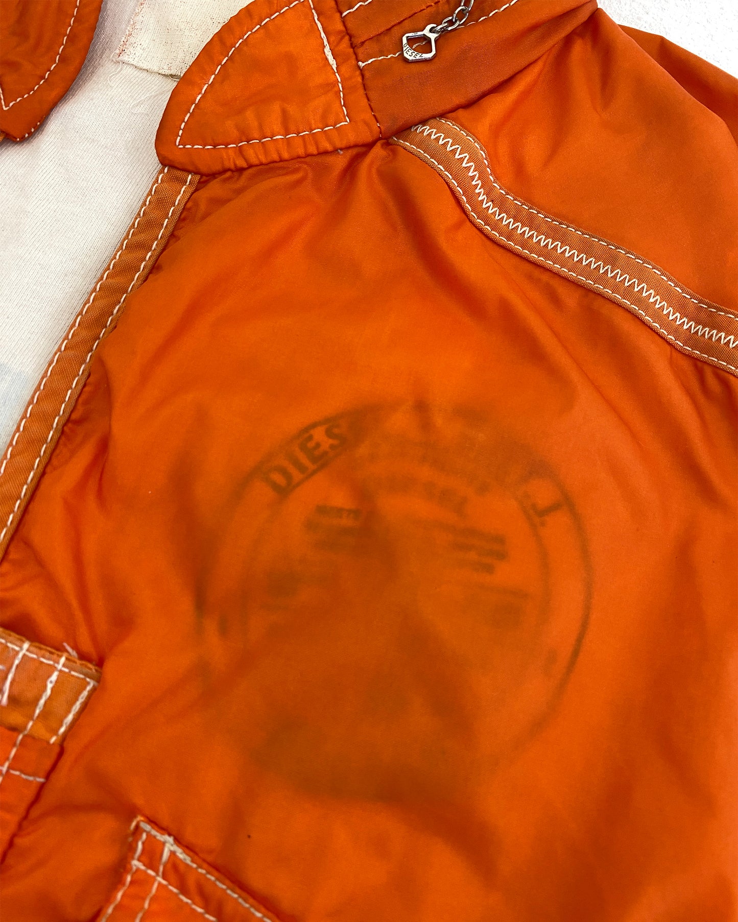 Diesel 1990s Lifeguard Vest Orange