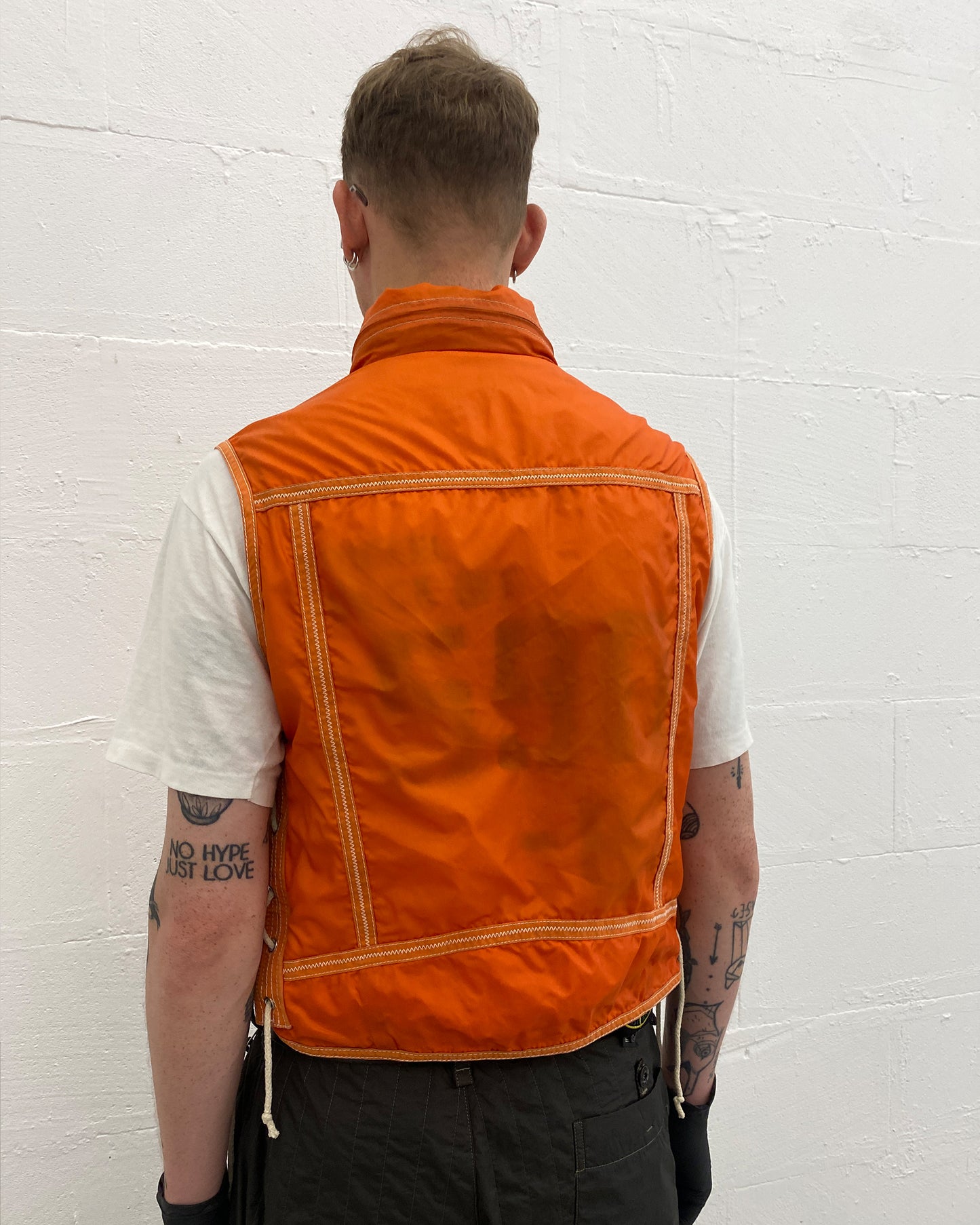 Diesel 1990s Lifeguard Vest Orange