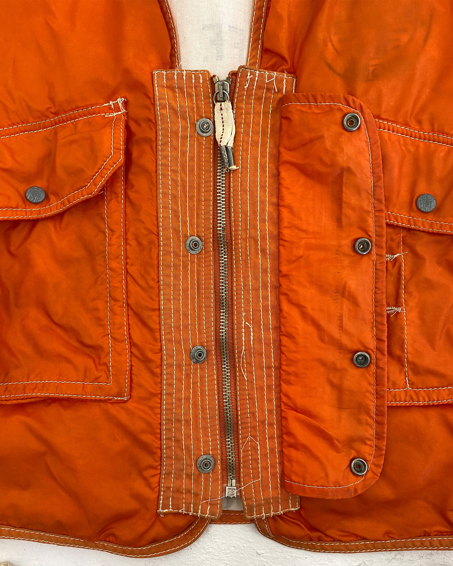 Diesel 1990s Lifeguard Vest Orange