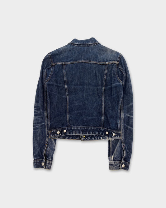 Diesel 2000s Faded Denim Jacket Blue