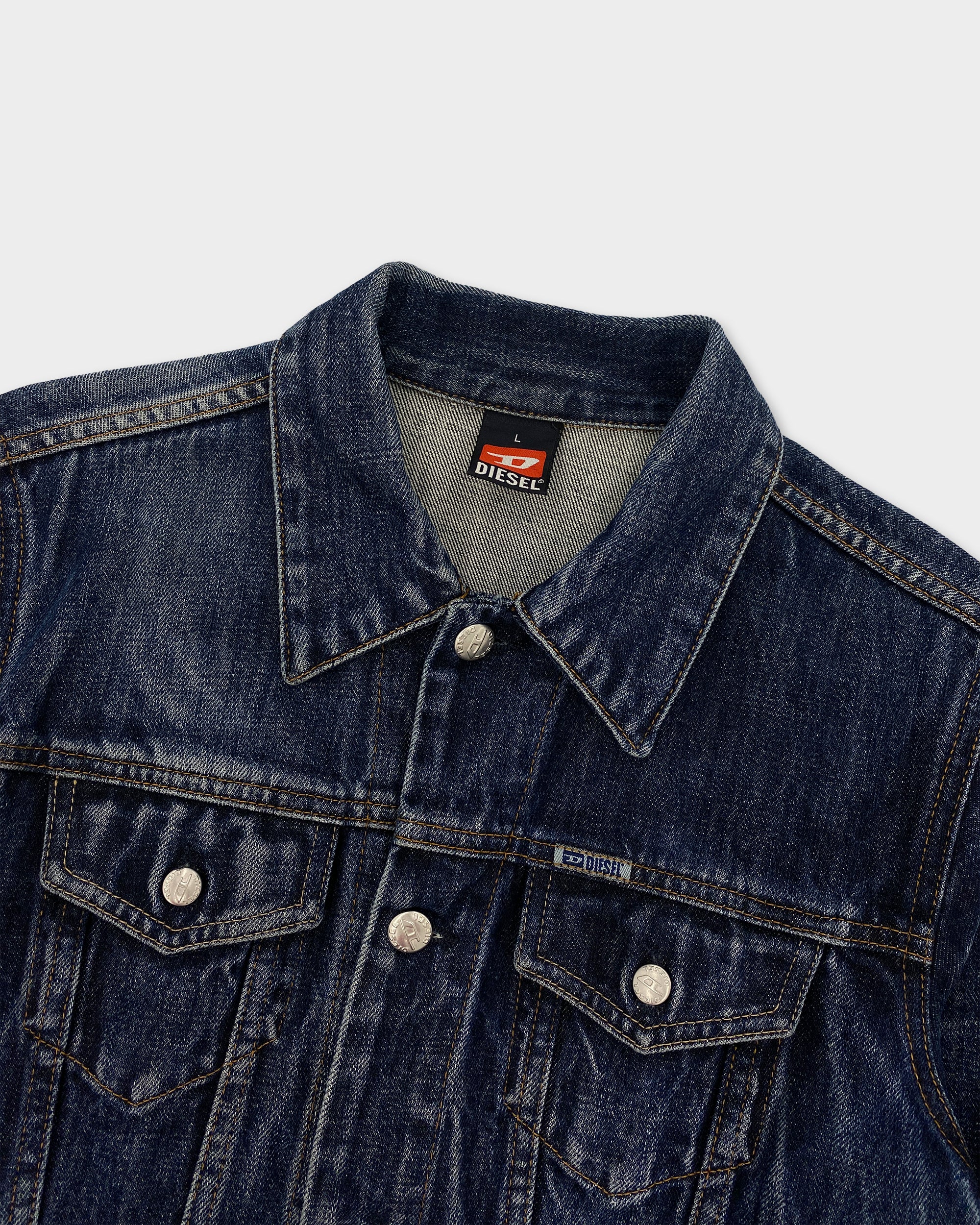 ジャケット・アウター DIESEL denim jacket DIESEL】メンズ デニム ジャケット｜テディ付きトラッカー