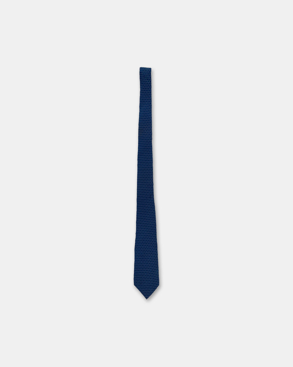 Christian Dior 1990s Pattern Tie Blue