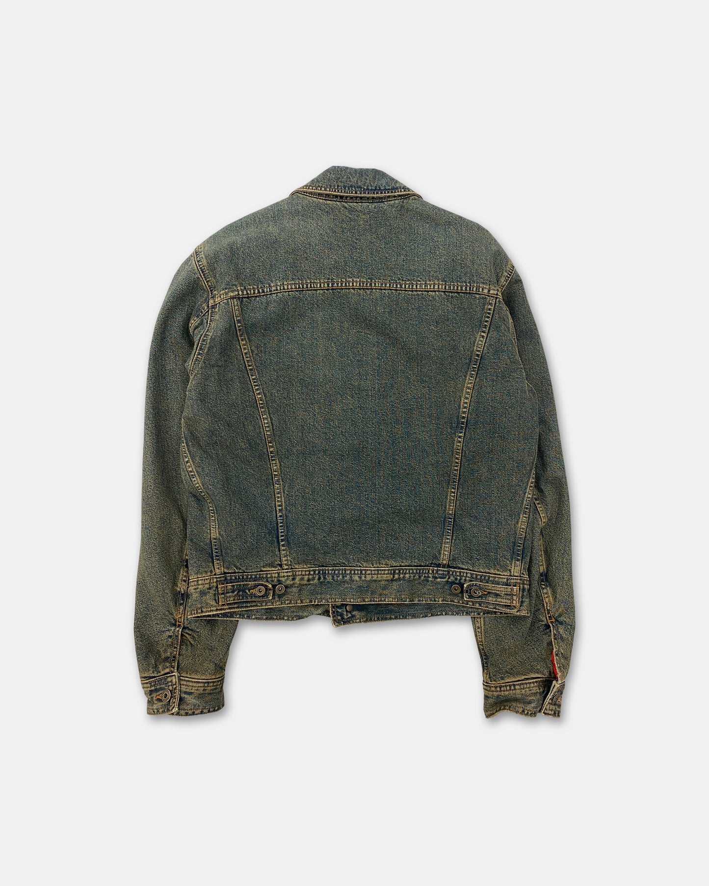 Dolce & Gabbana 2000s Paded Denim Jacket Dirty  Blue