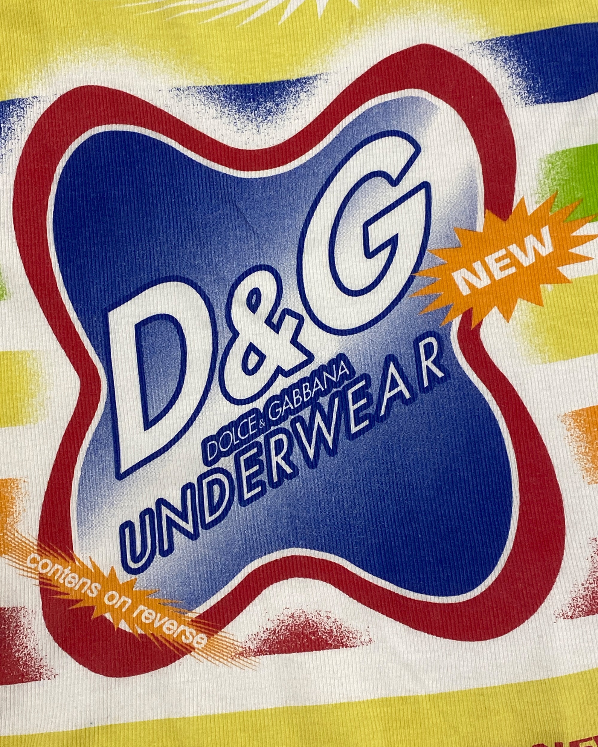 Dolce & Gabbana 2000s Underwear Tanktop Multicolor – Knud Peters