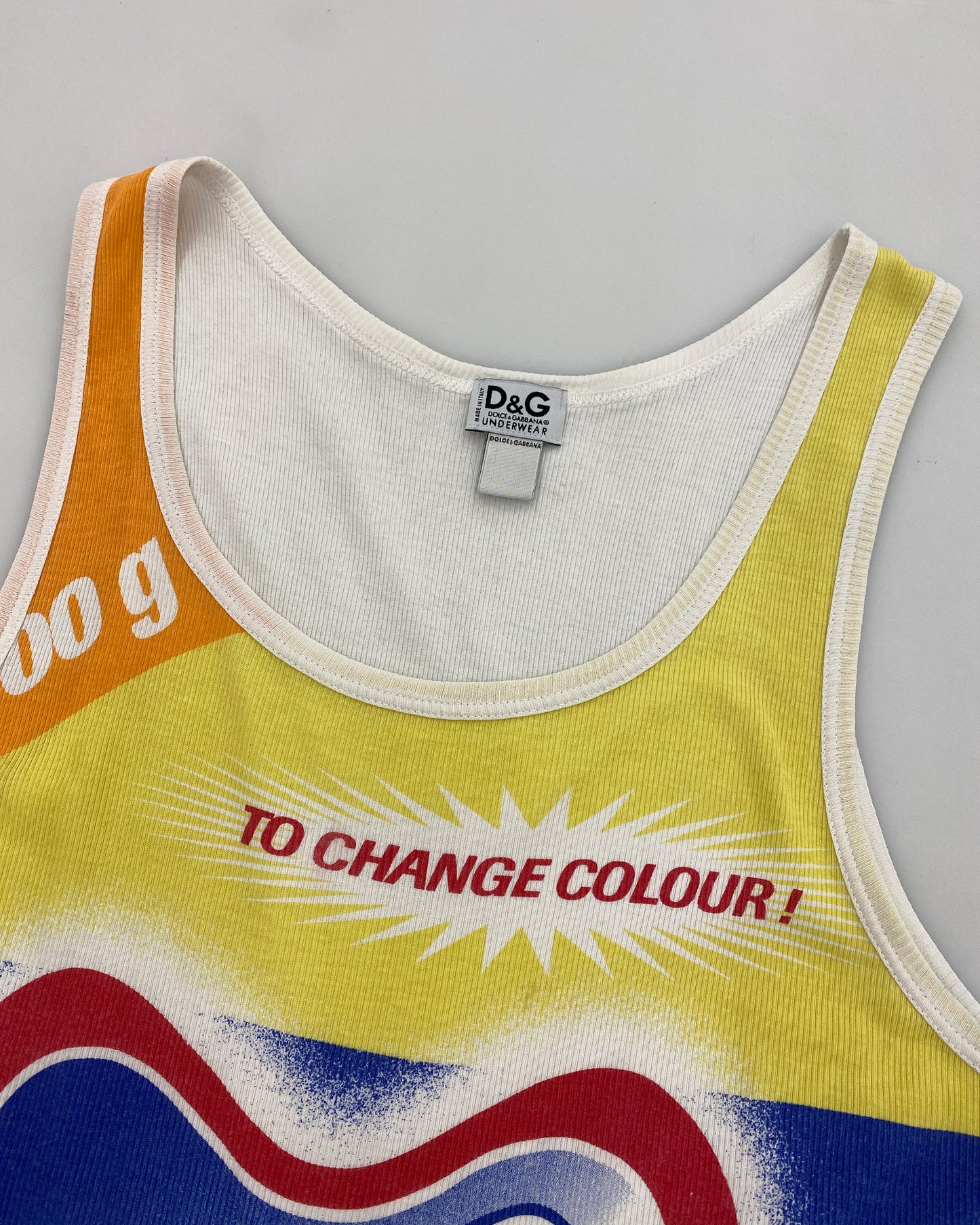 Dolce & Gabbana 2000s Underwear Tanktop Multicolor