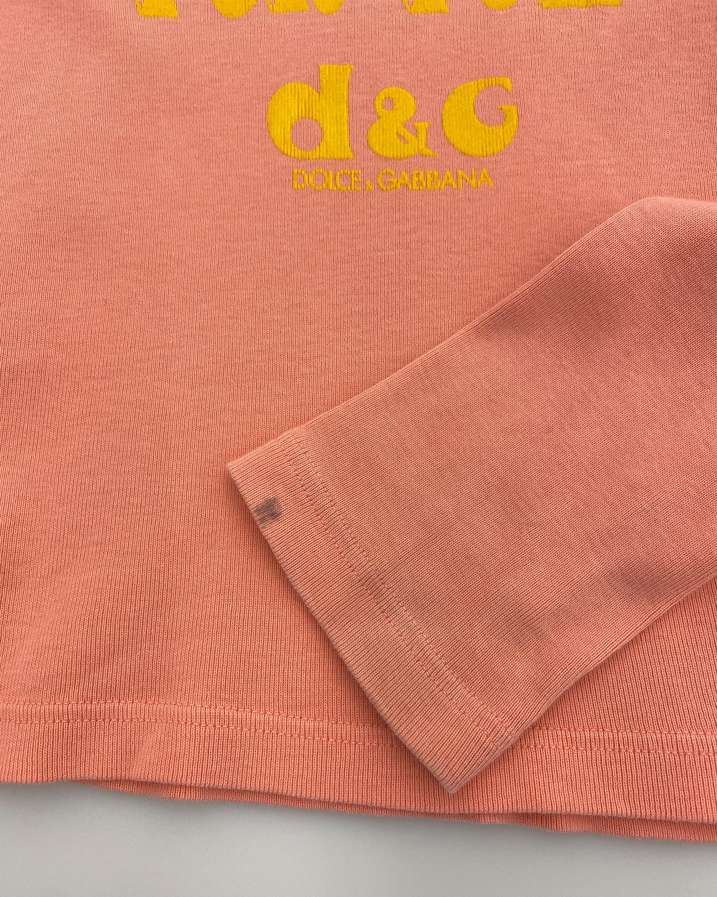 Dolce & Gabbana 2000s Longsleeve Top Coral