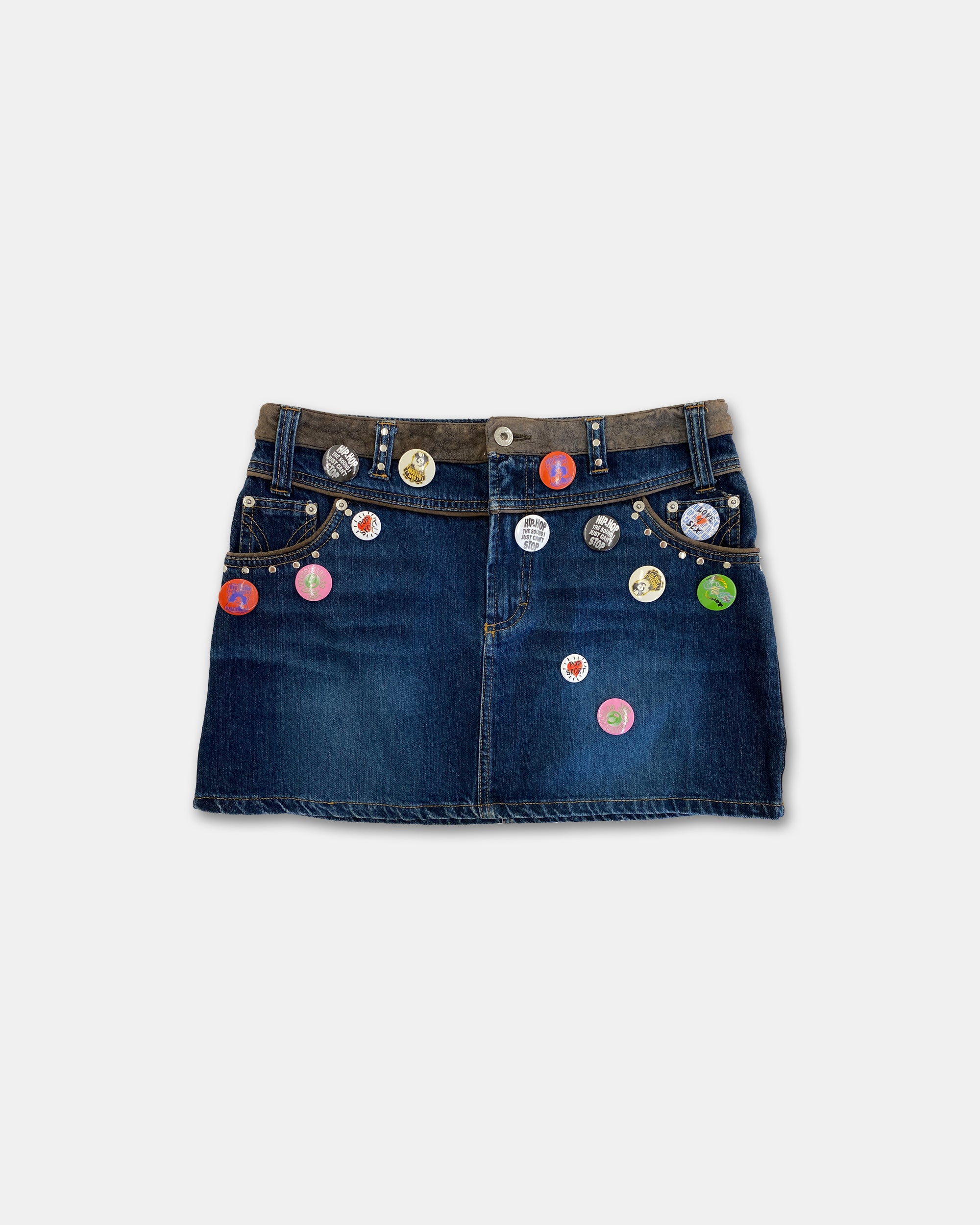スカート DOLCE & GABBANA Denim skirt Blue Logo denim miniskirt in blue - Dolce Gabbana | Mytheresa