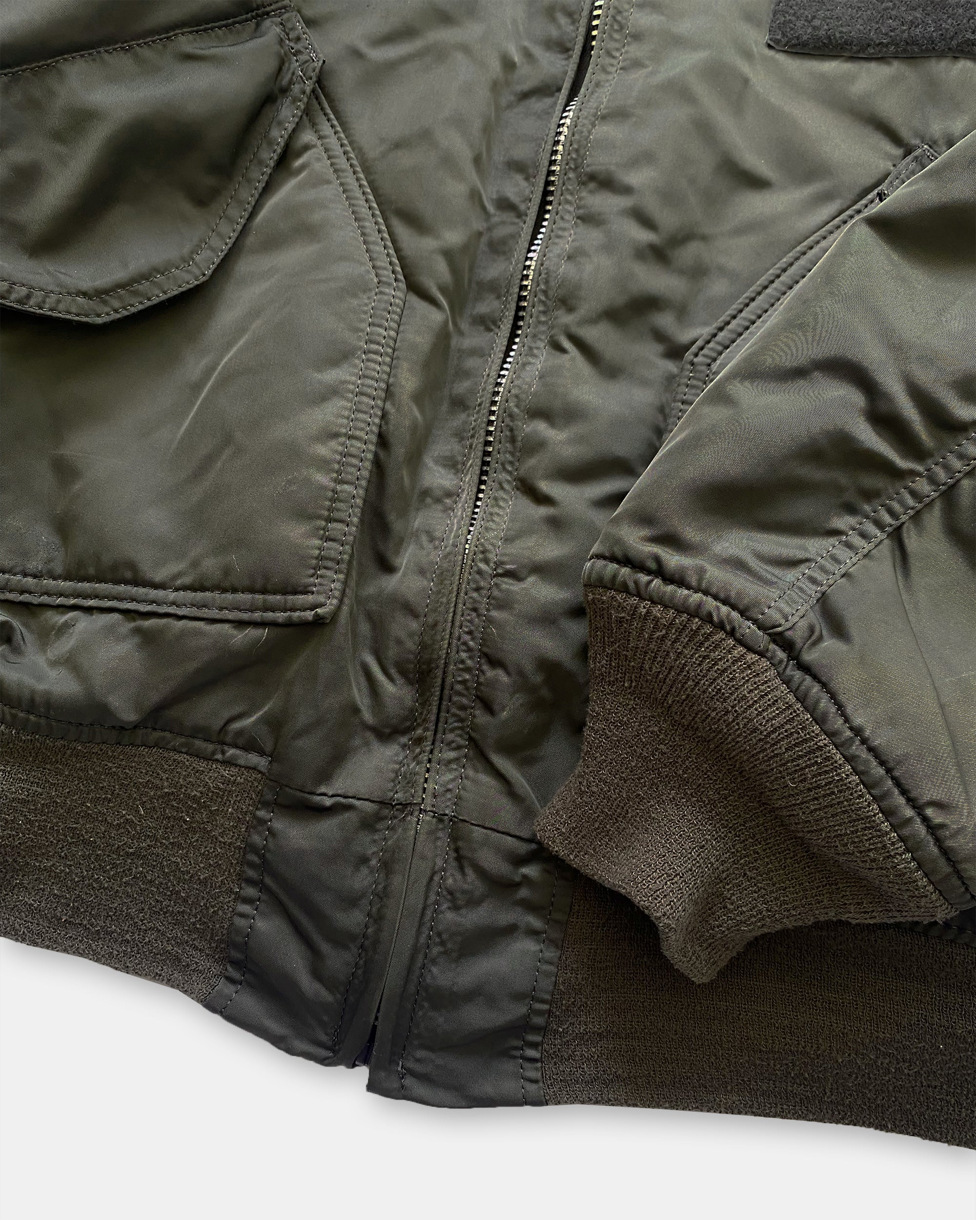 Alpha Industries 1990s Made in USA CWU 45 P Bomber Jacket Dark