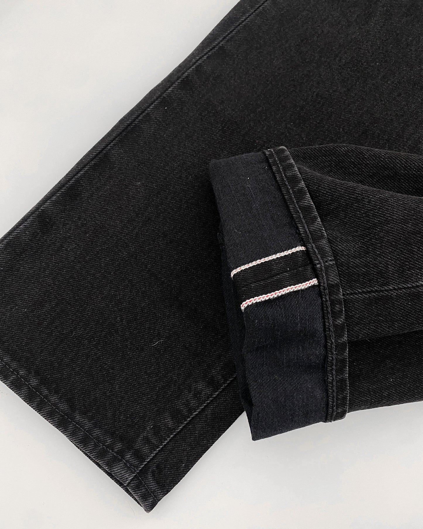 Edwin 2020s Regular Tapered Selvedge Denim Black