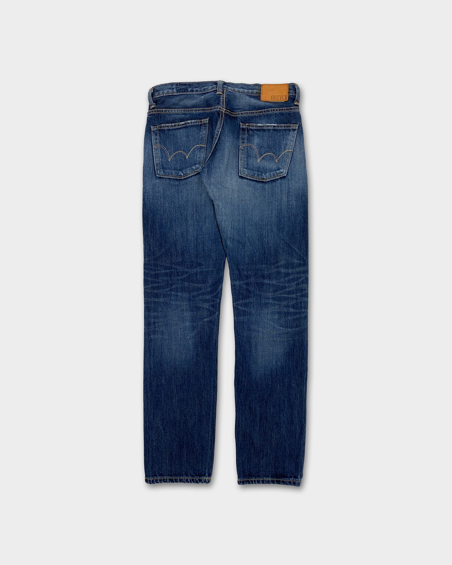 Edwin 1990s Made in Japan Regular Tapered Selvedge Denim Blue