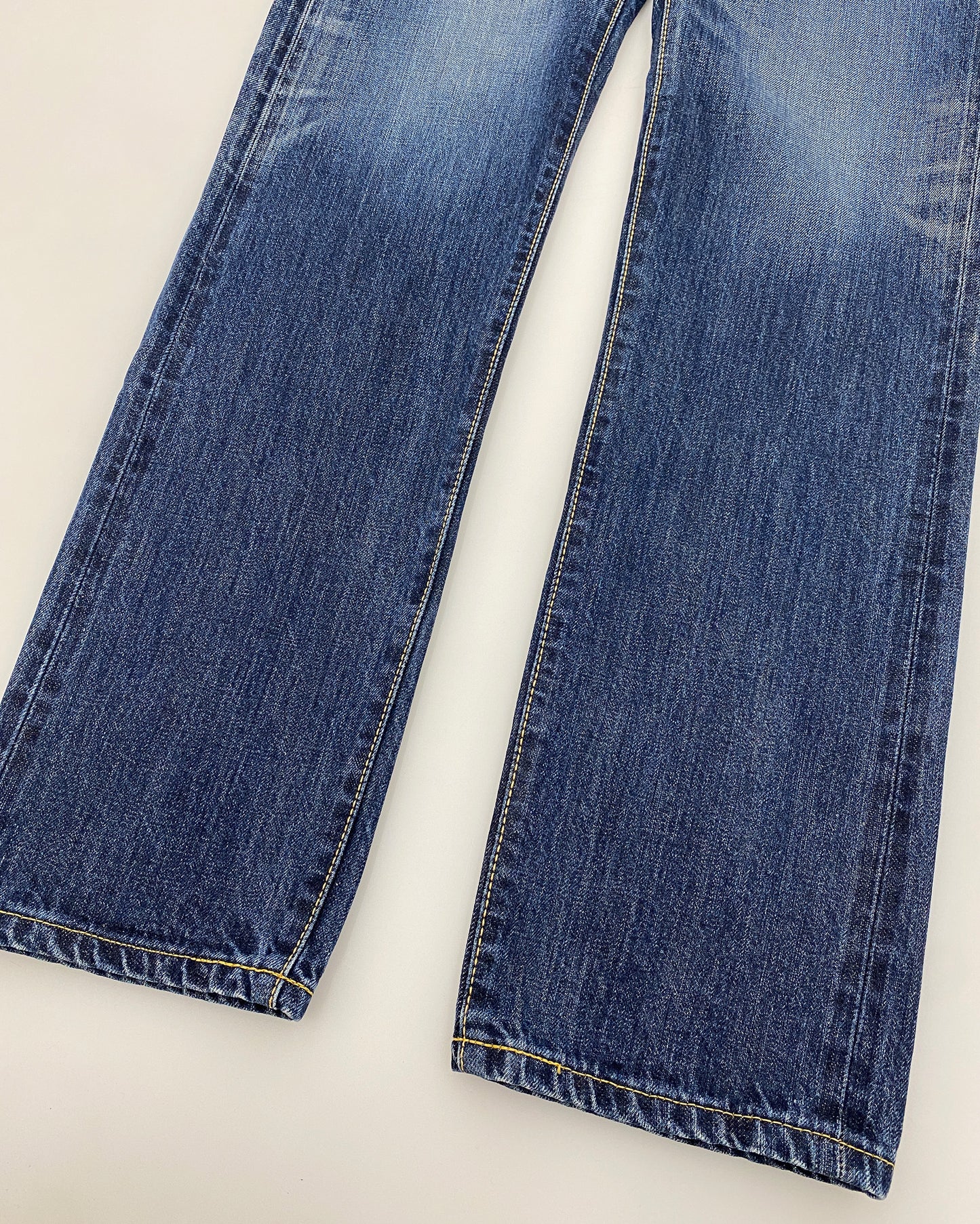 Edwin 1990er Jahre Made in Japan Regular Tapered Selvedge Denim Blau 