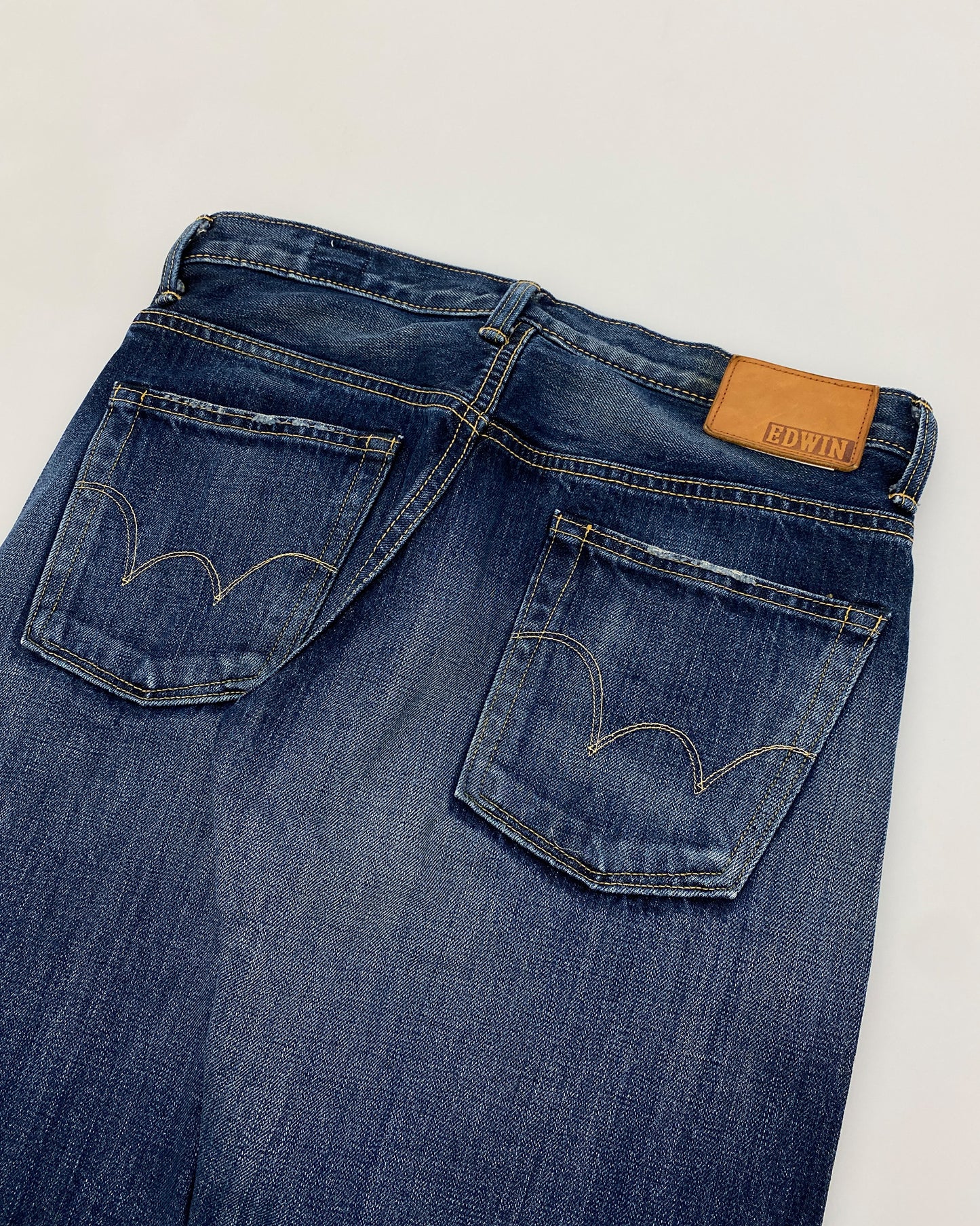 Edwin 1990s Made in Japan Regular Tapered Selvedge Denim Blue