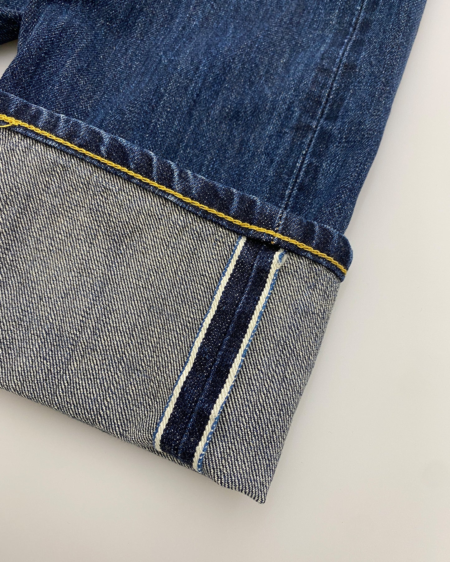 Edwin 1990er Jahre Made in Japan Regular Tapered Selvedge Denim Blau 