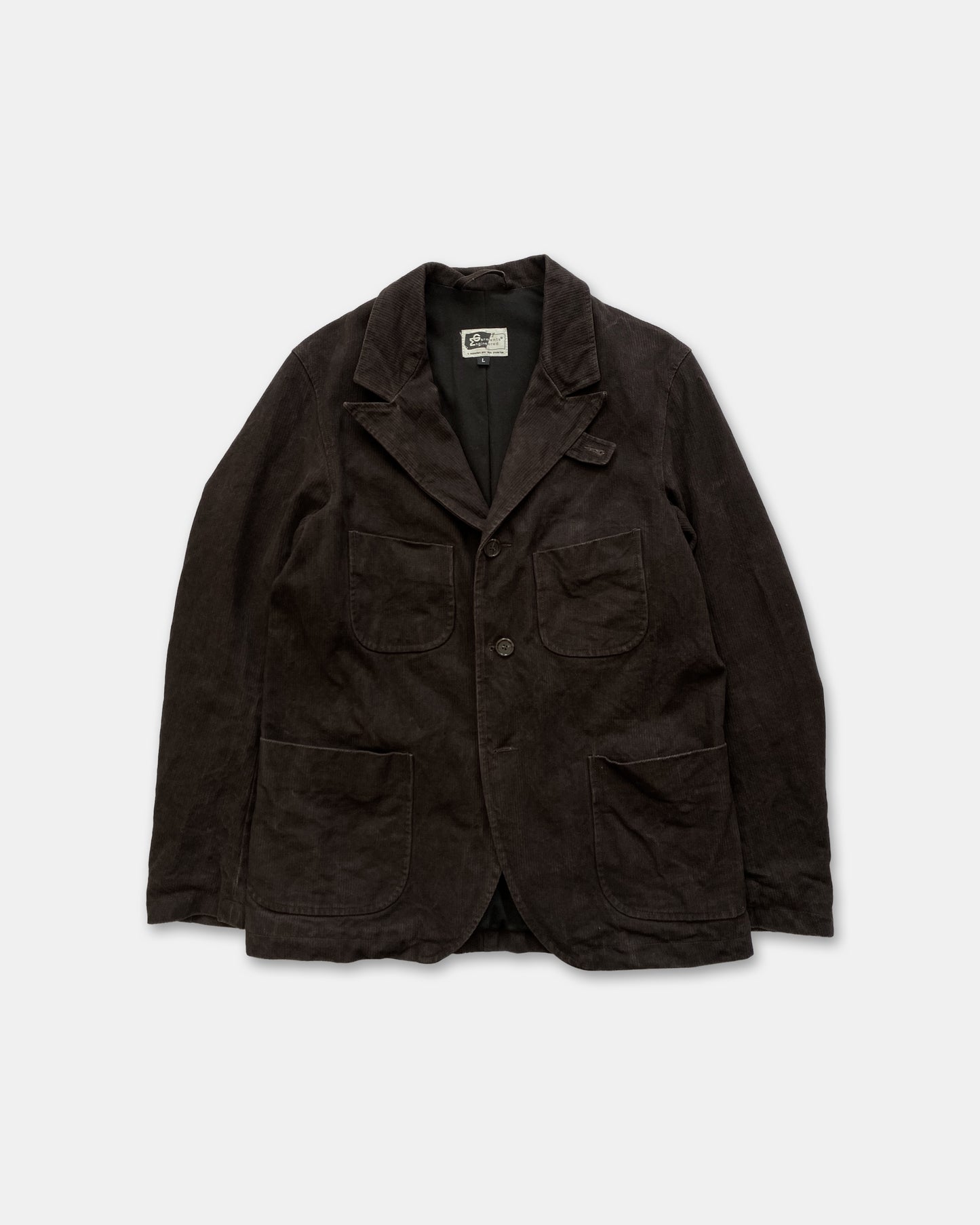 Engineered Garments 2000s Corduroy Blazer Jacket Brown