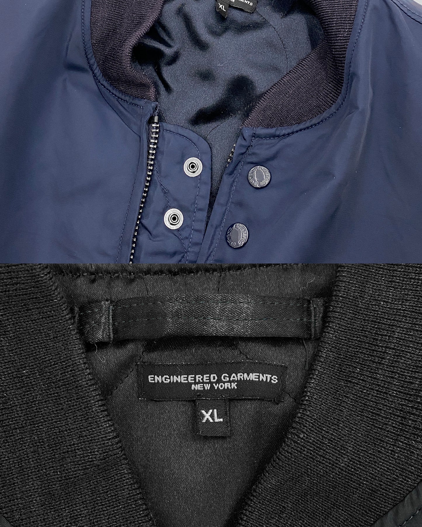 Engineered Garments AW2019 Übergroße MA-1 Bomberjacke Marine 