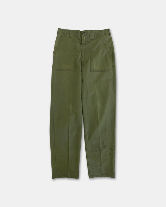 Vintage 1970s Vietnam Fatique Pants Green