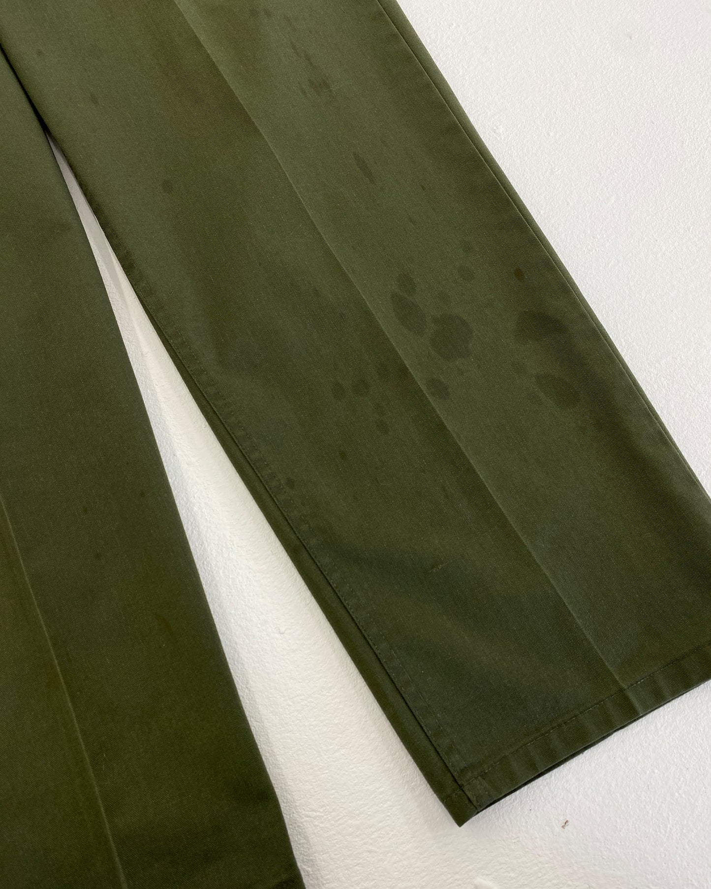 Vintage 1970s Vietnam Fatique Pants Green