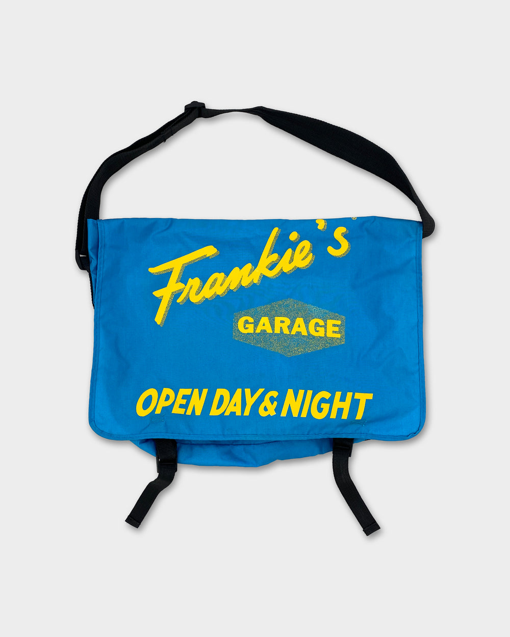 Frankie's Garage 2000s Messenger Schultertasche Türkis 