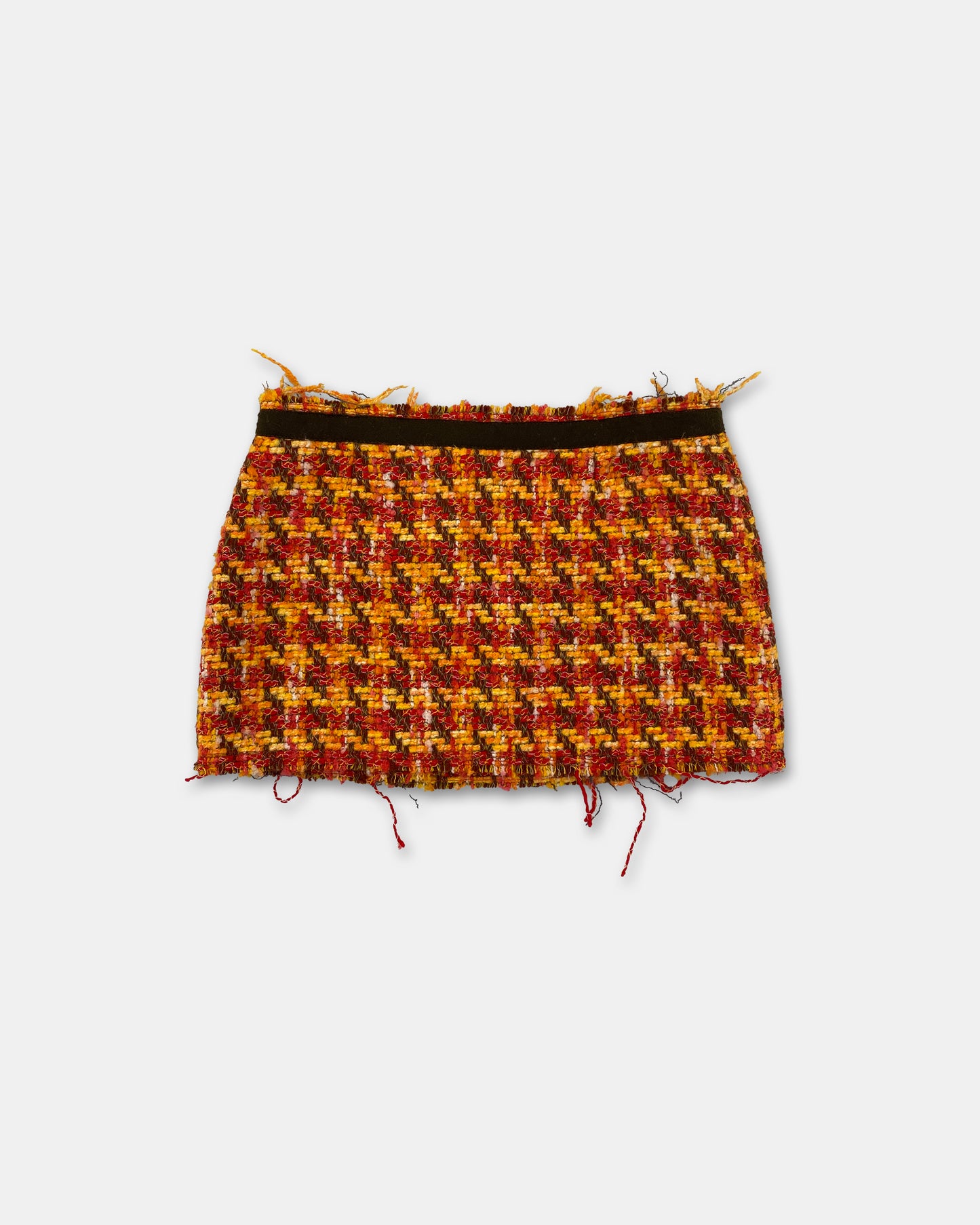 Gas 2000s Knit Mini Skirt Multicolor