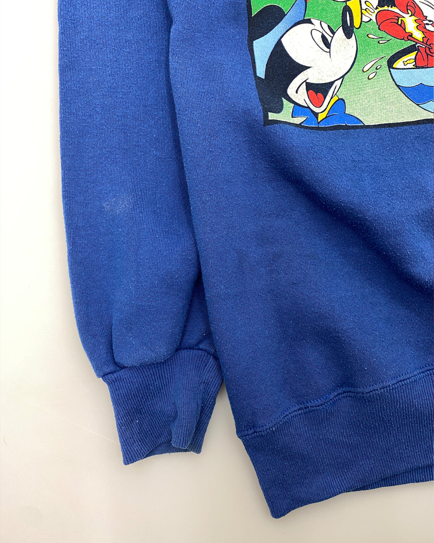 Vintage 1980s Made in USA Disney Boston Crewneck Blue