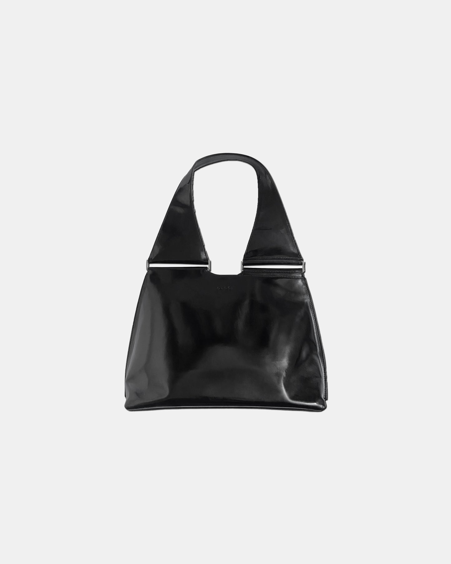 Gucci by Tom Ford 1990s Leather Handbag Black