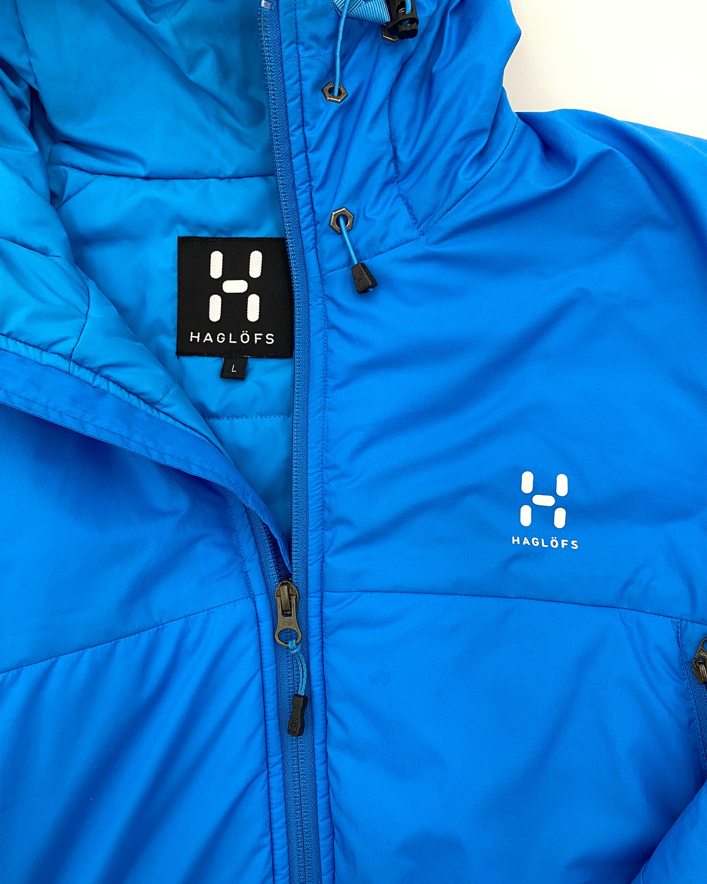 Haglöfs 2000er Muster Winterjacke Blau 