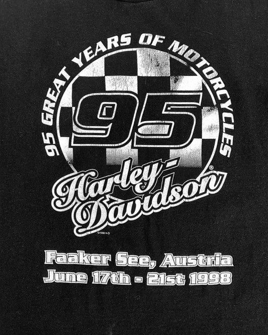 Harley Davidson 1998 Grafik-T-Shirt Schwarz 