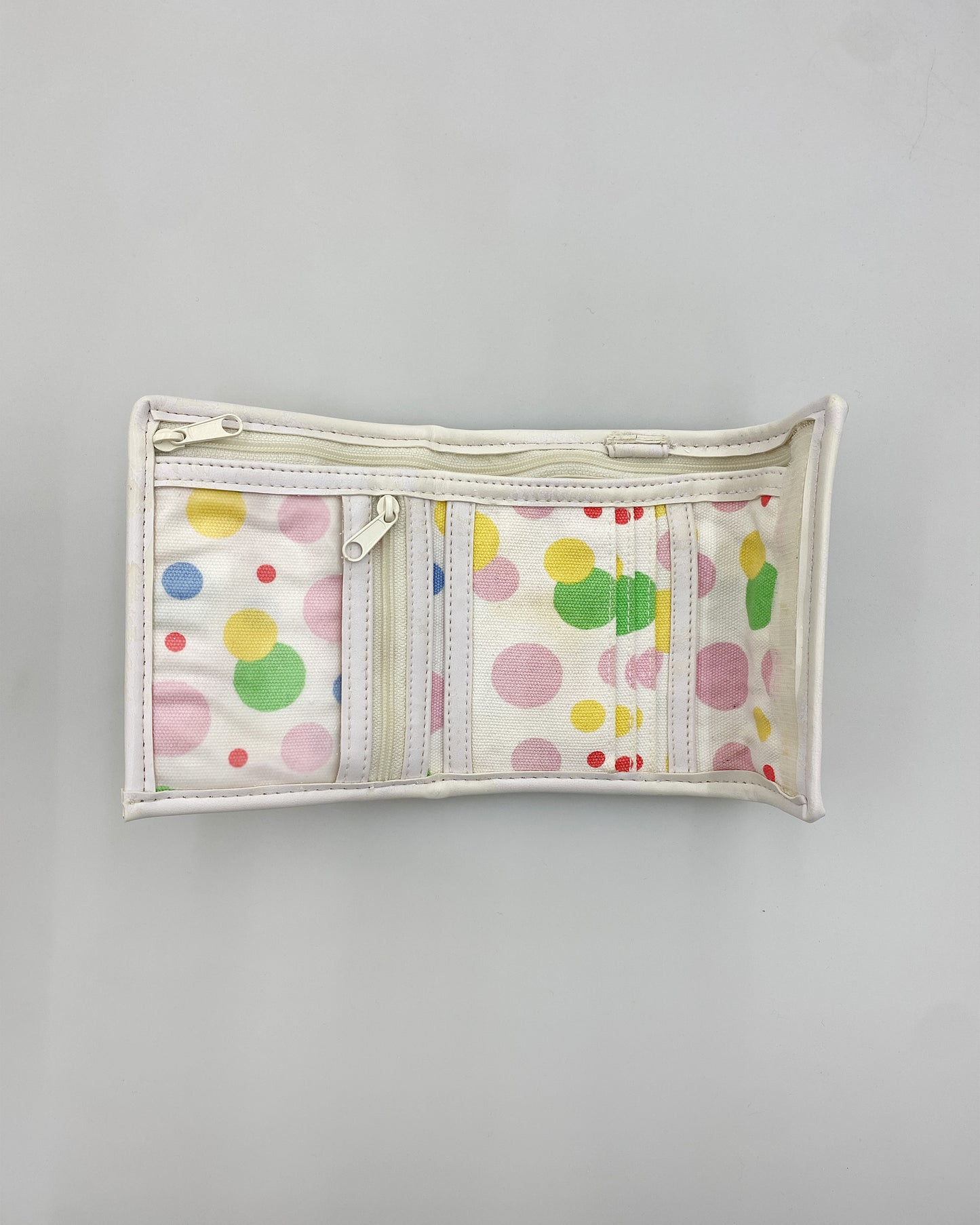 Hello Kitty 2005 Colorful Bubbles Wallet White