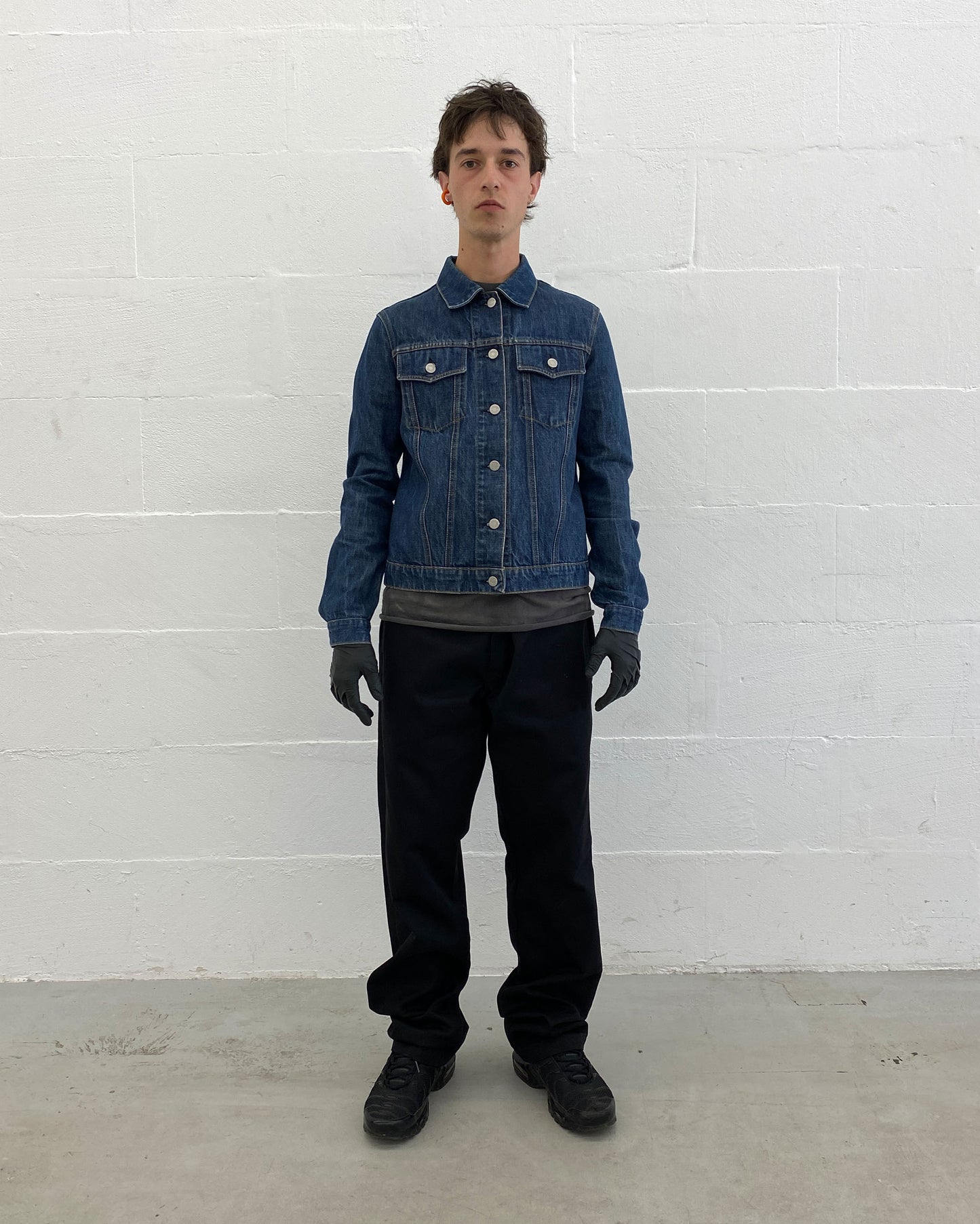 Helmut Lang 2000s Classic Denim Jacket Blue