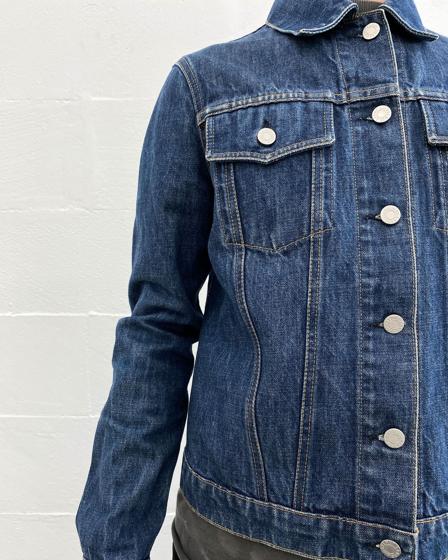 Helmut Lang 2000s Classic Denim Jacket Blue