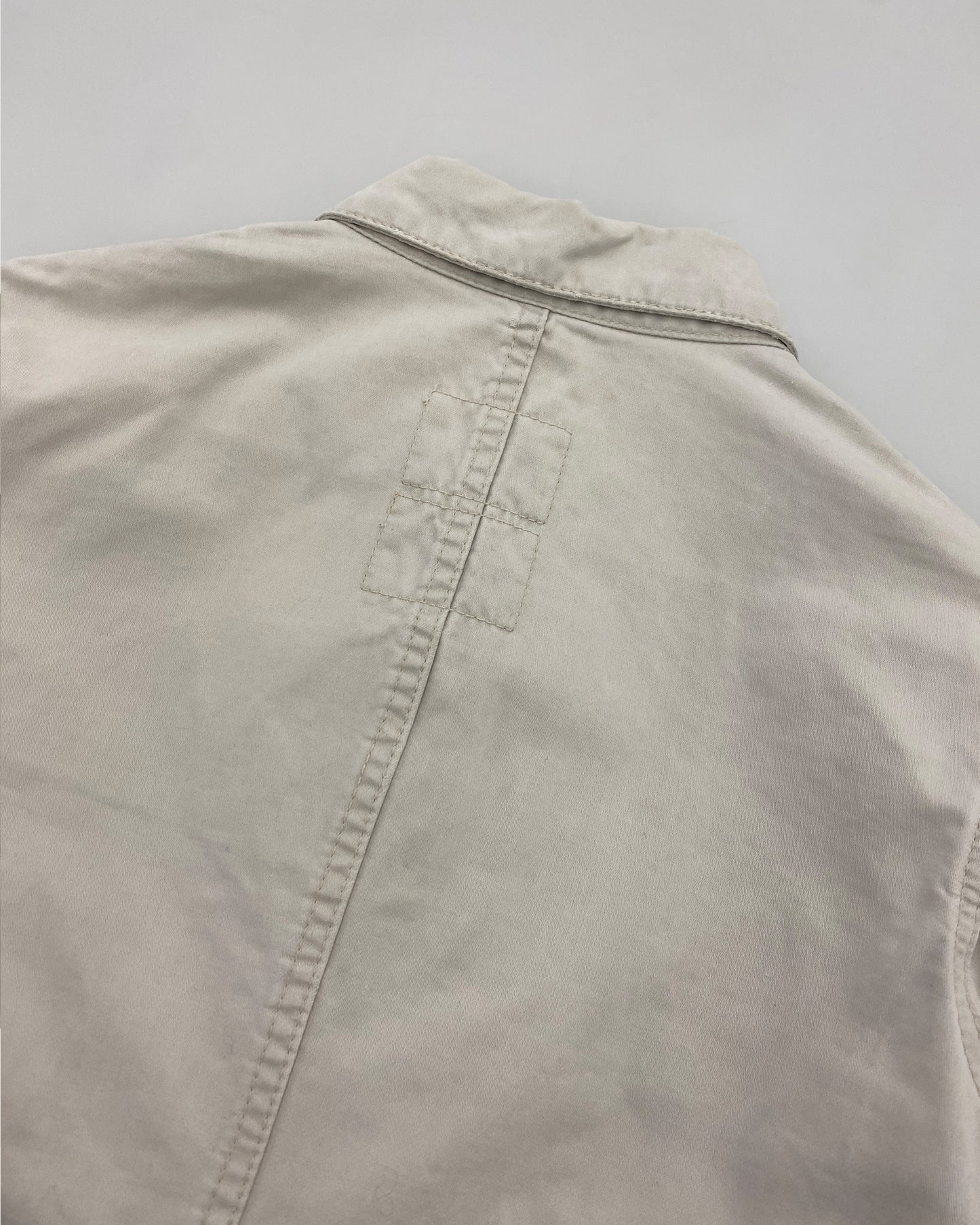 Helmut Lang 2000s Slim 2 Pocket Denim Jacket White