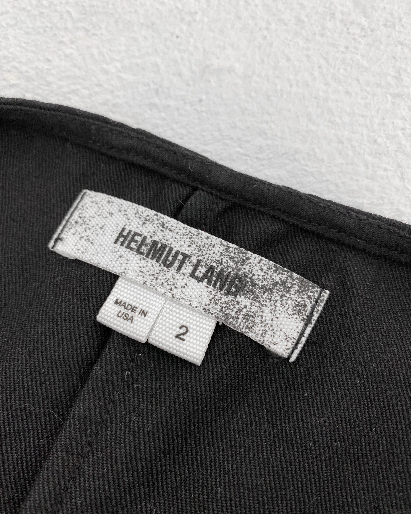 Helmut Lang 2010er Midikleid Schwarz 