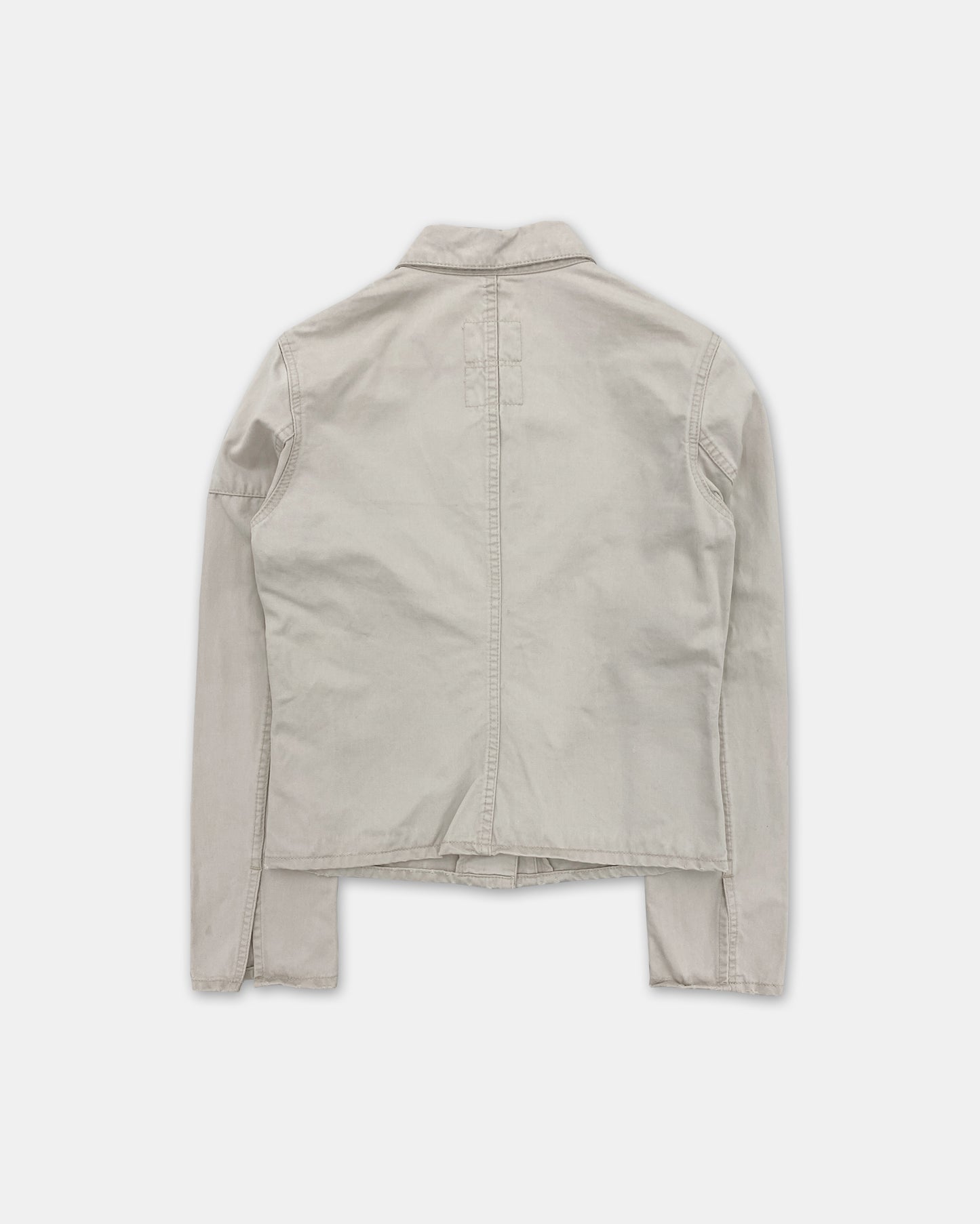 Helmut Lang 2000s Slim 2 Pocket Denim Jacket White