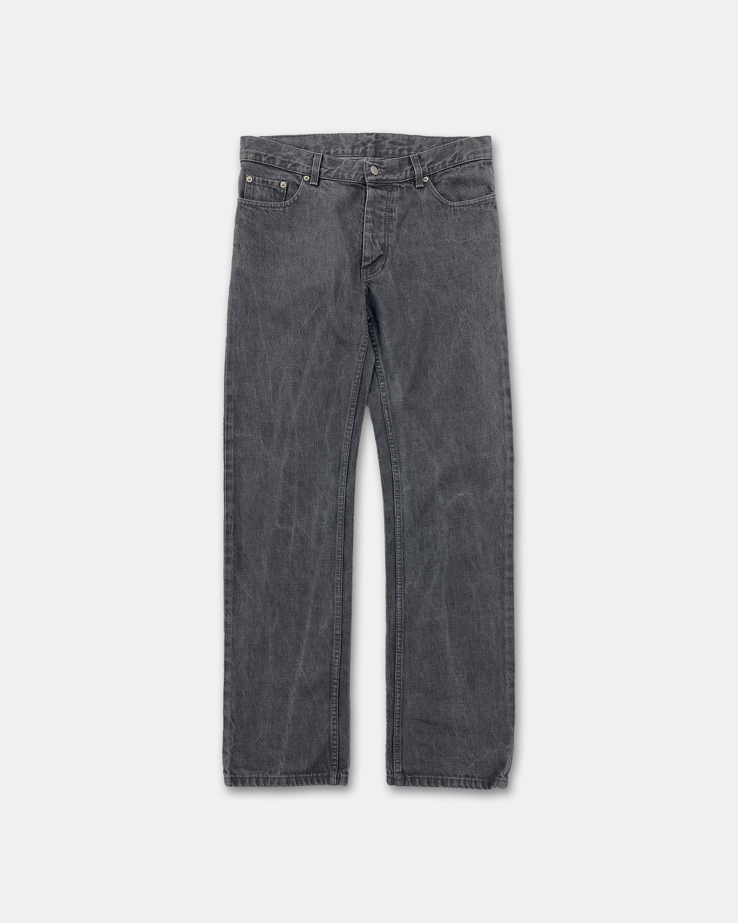 Helmut Lang 1999 Boot Cut Classic Denim Grau 