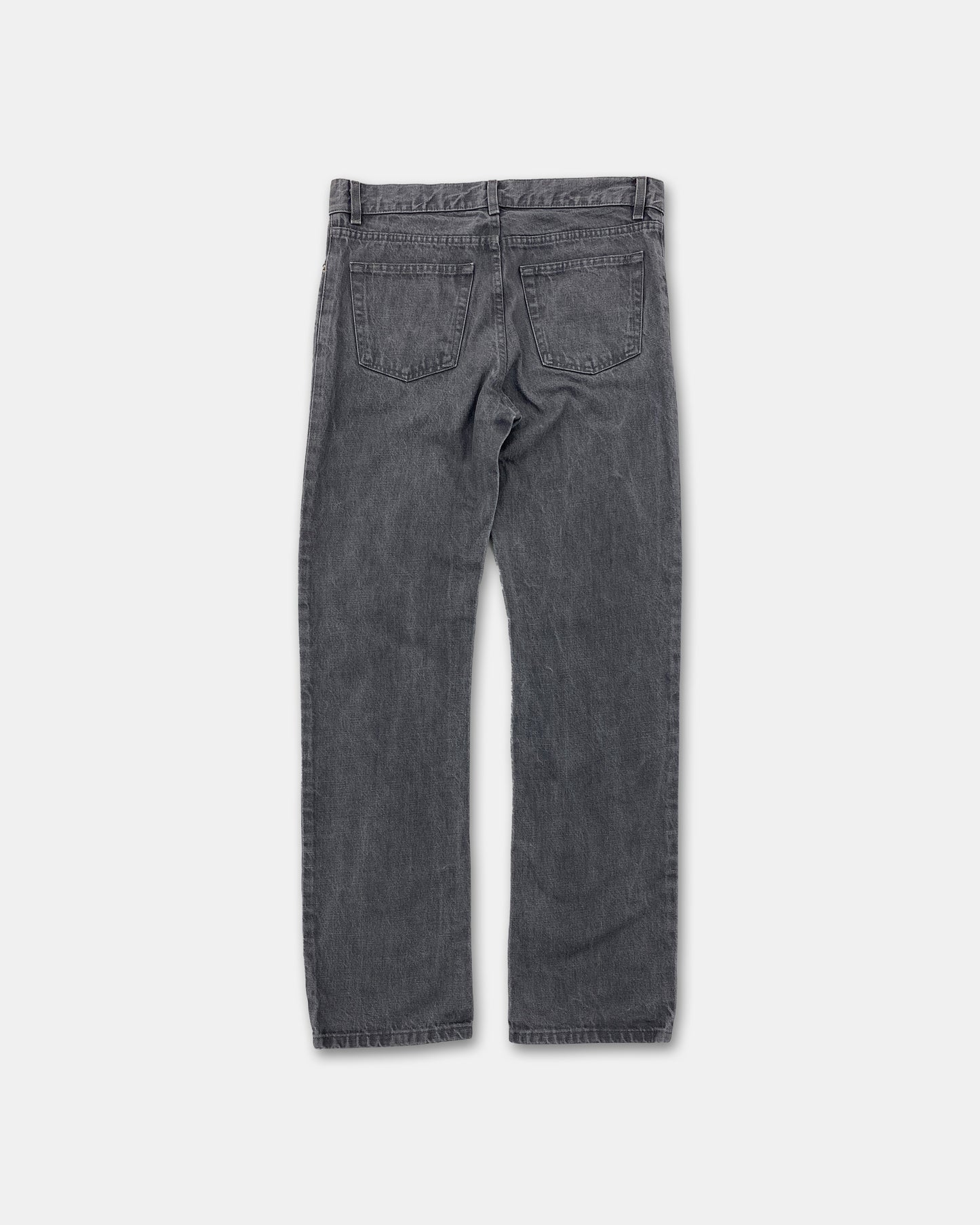 Helmut Lang 1999 Boot Cut Classic Denim Grey