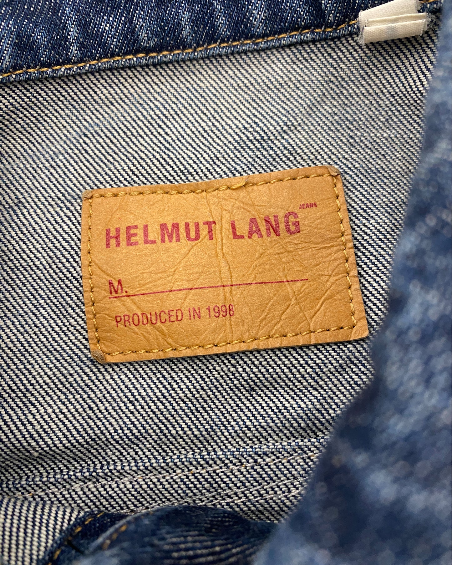 Helmut Lang 1998 Denim Jacket Blue