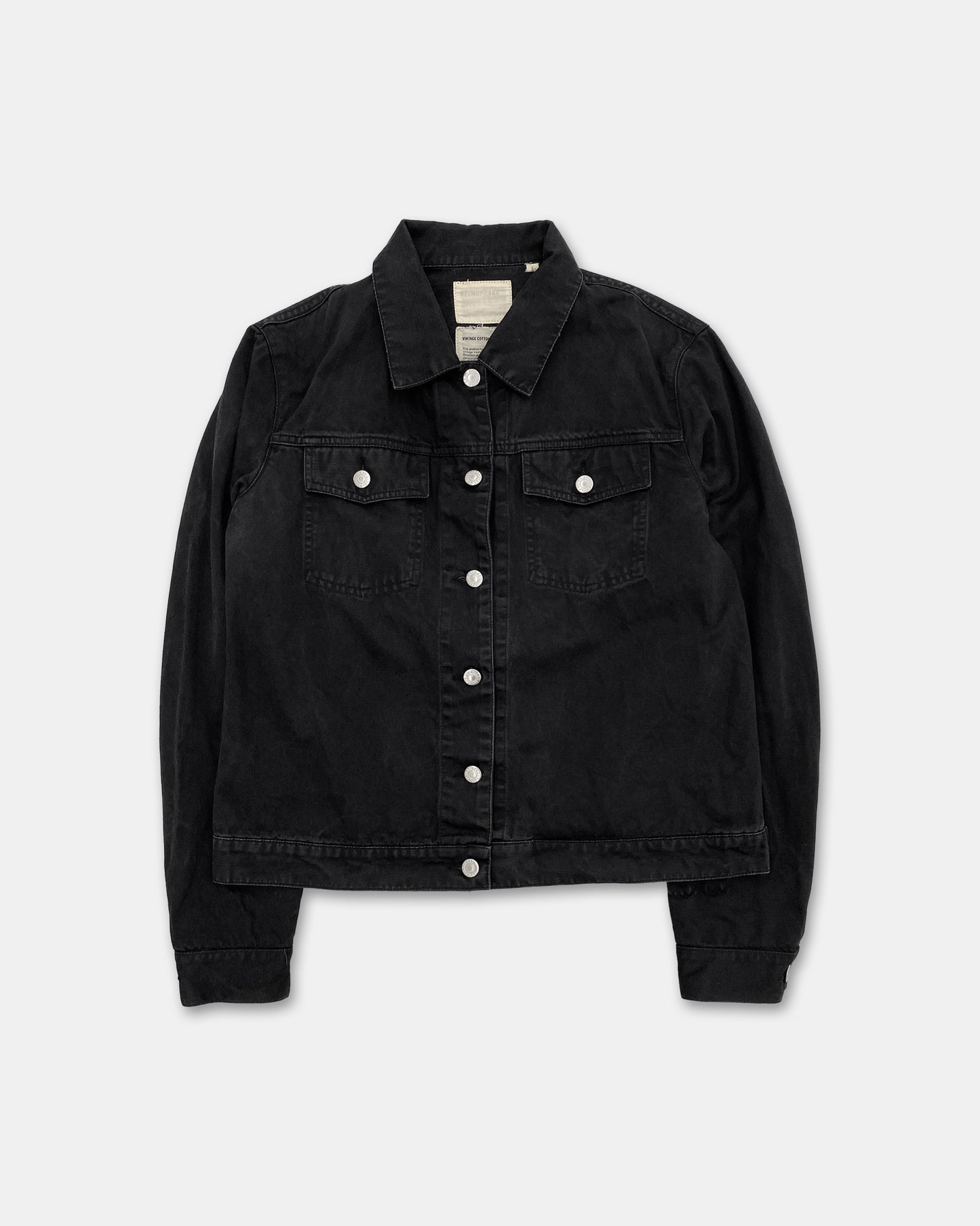 Helmut Lang 2000s Vintage Cotton Denim Jacket Black