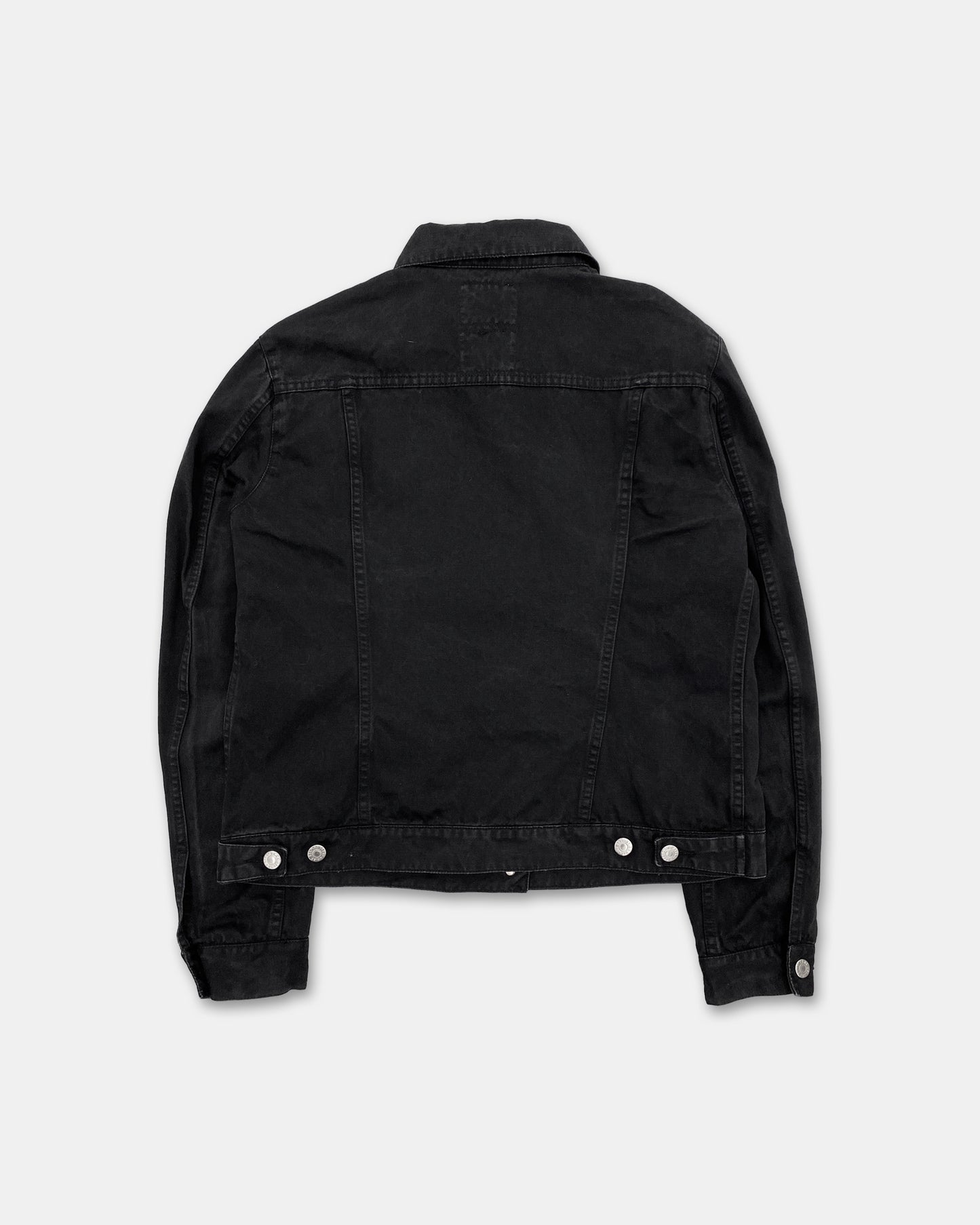 Helmut Lang 2000s Vintage Cotton Denim Jacket Black