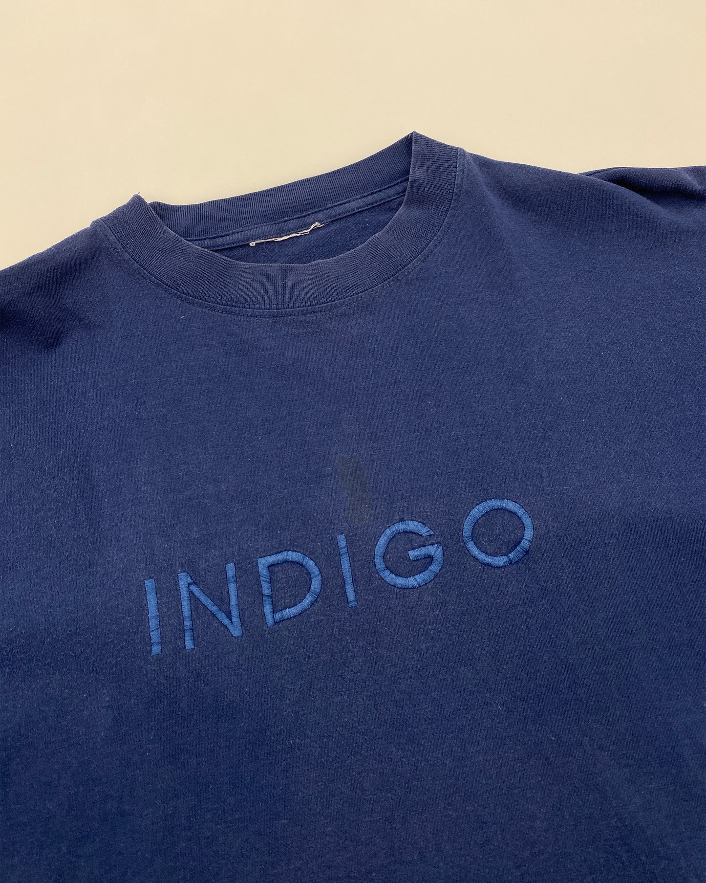 Vintage 1990s Indigo T-Shirt Navy