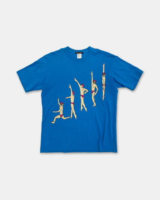 Issey Miyake AW1995 Swimmer T-Shirt Cyan