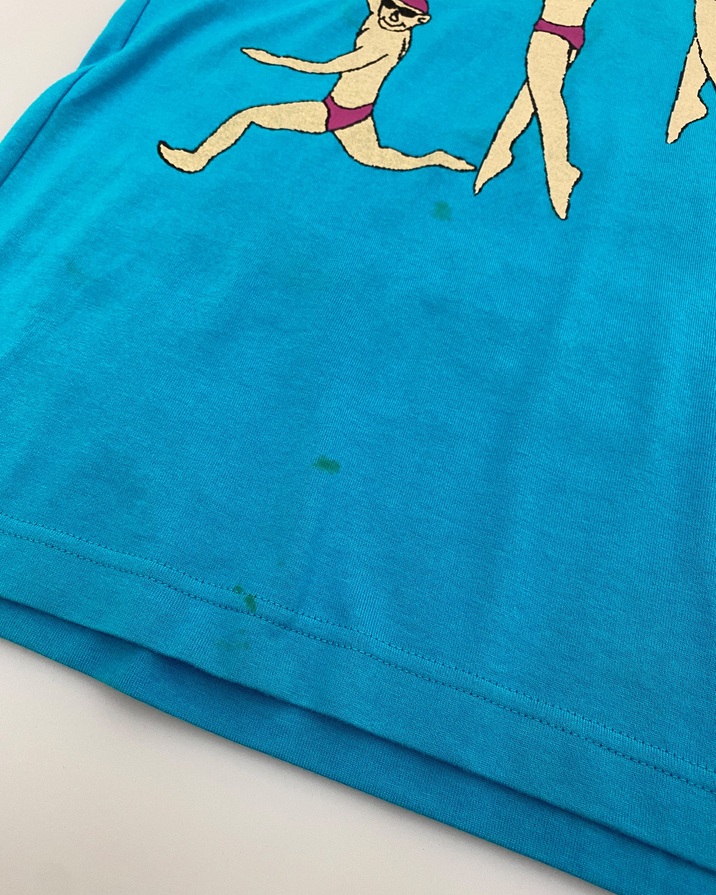 Issey Miyake AW1995 Swimmer T-Shirt Cyan
