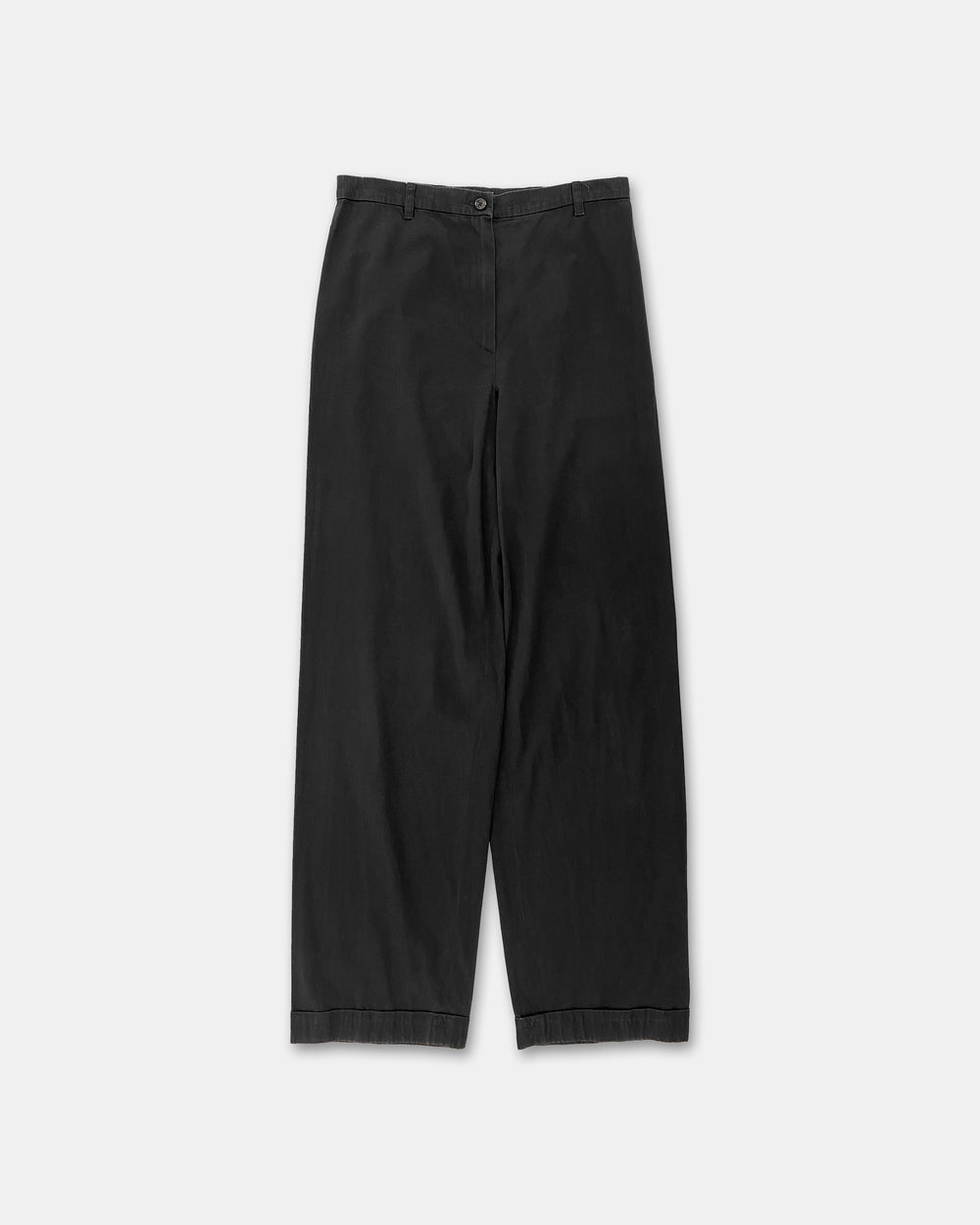 Jil Sander 1990s Cotton Pants Black