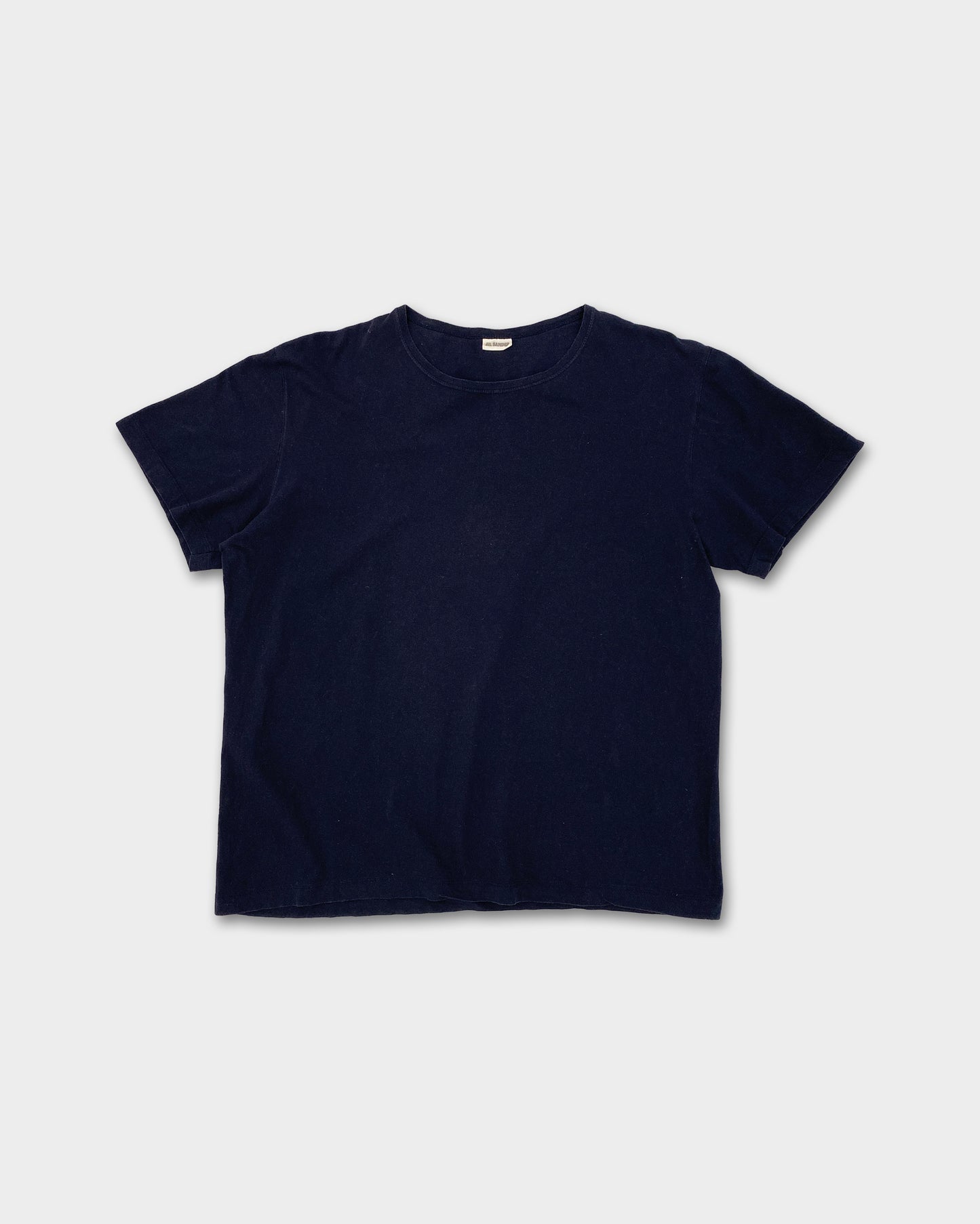 Jil Sander 1990er Basic T-Shirt Marine