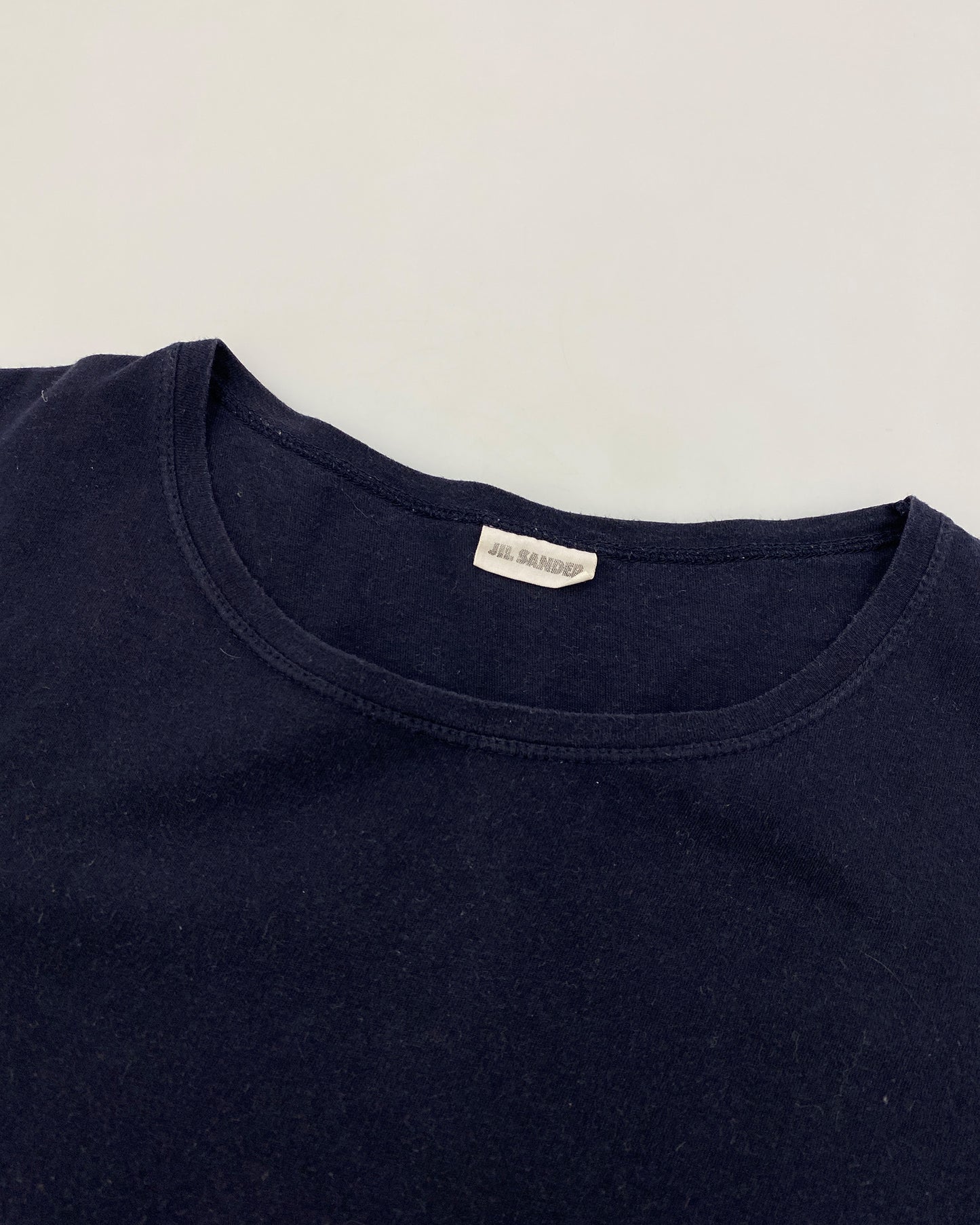 Jil Sander 1990s Basic T-Shirt Navy