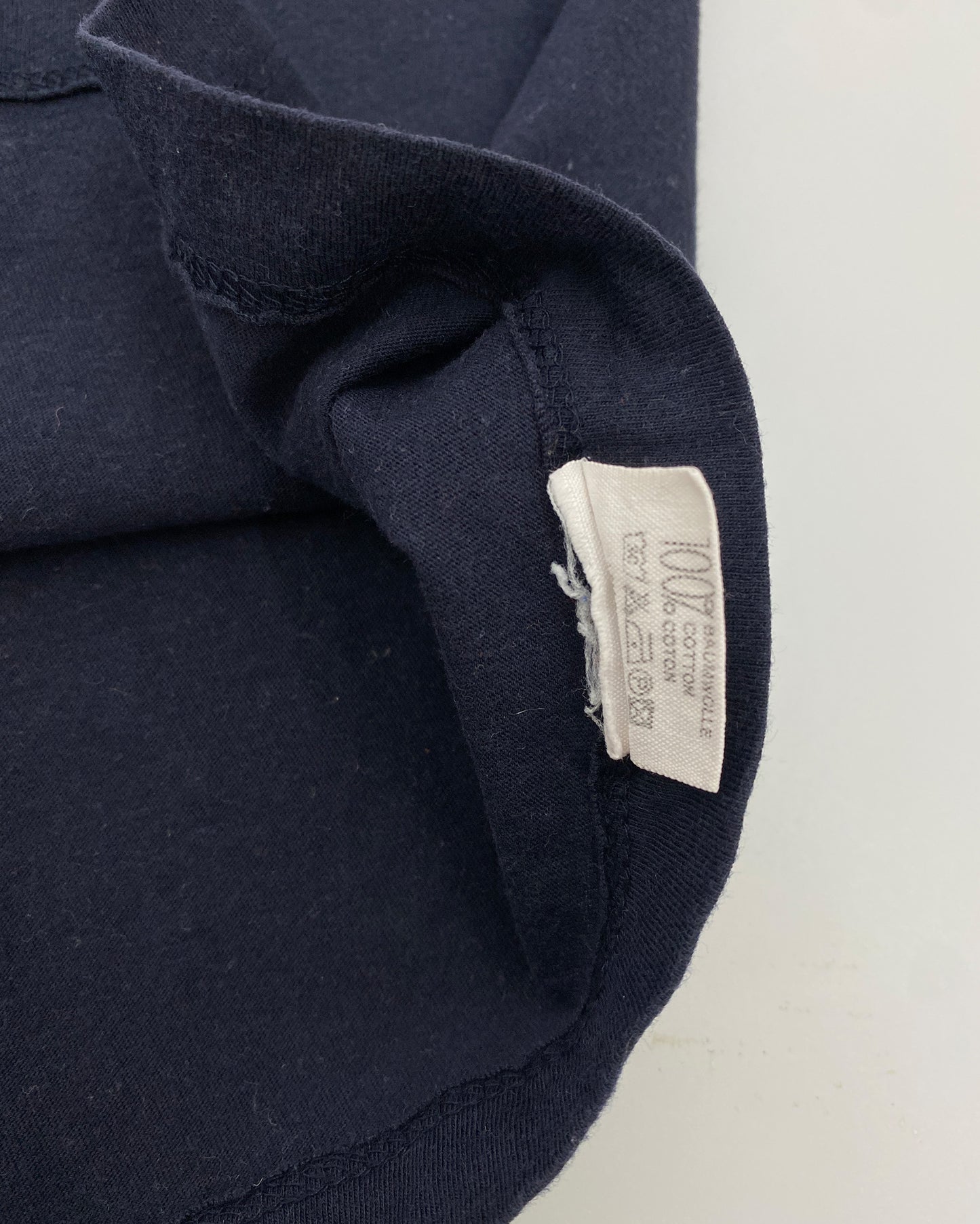 Jil Sander 1980s Basic T-Shirt Navy