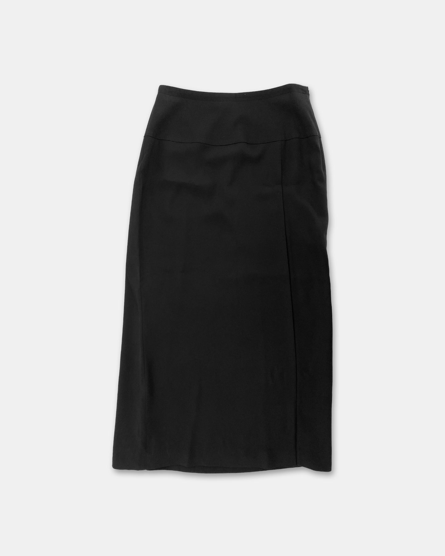 Joop! 1990s Wool Maxi Skirt Black