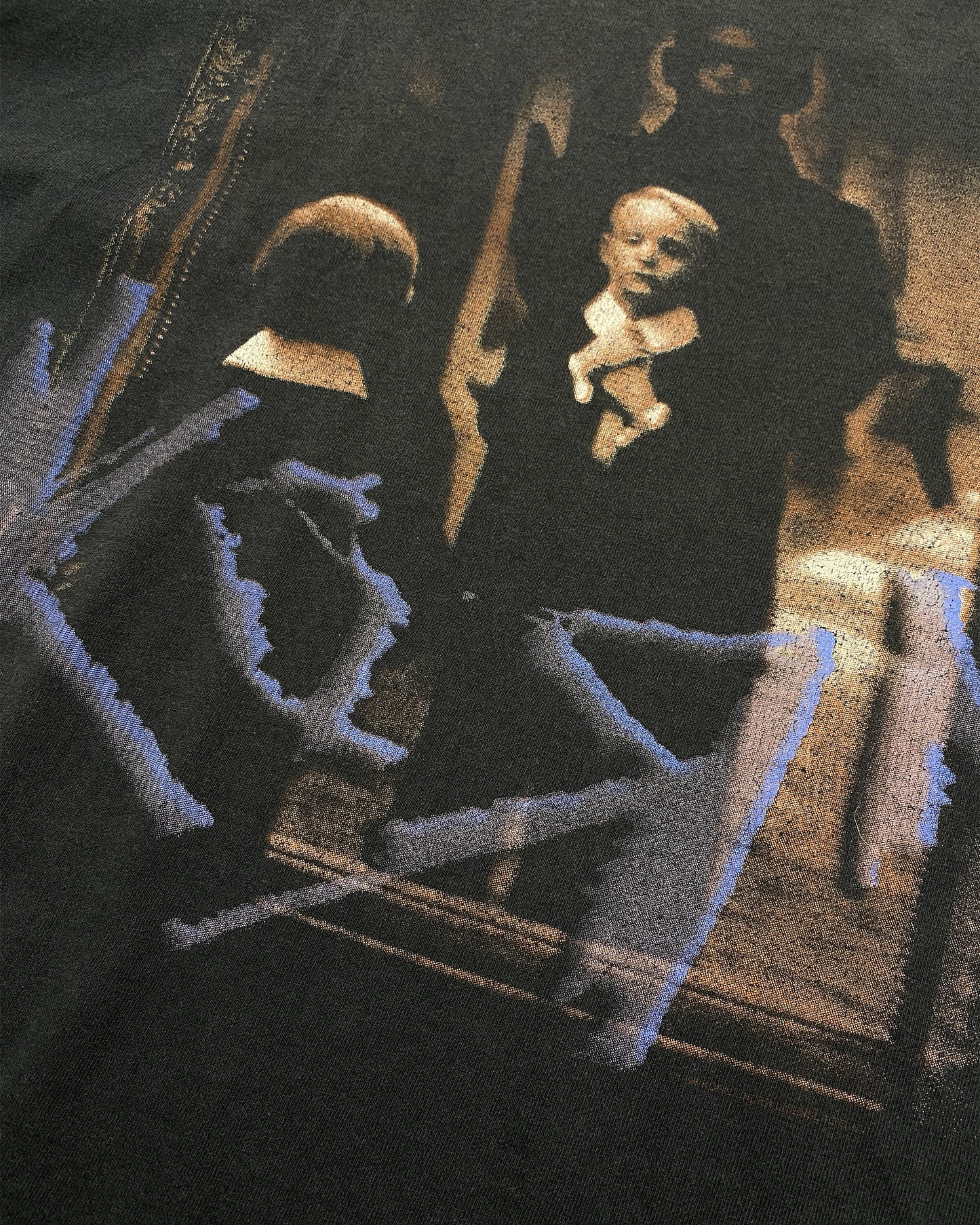 Korn 1997 Life Is Peachy Tour Band Einzelstich T-Shirt Schwarz 